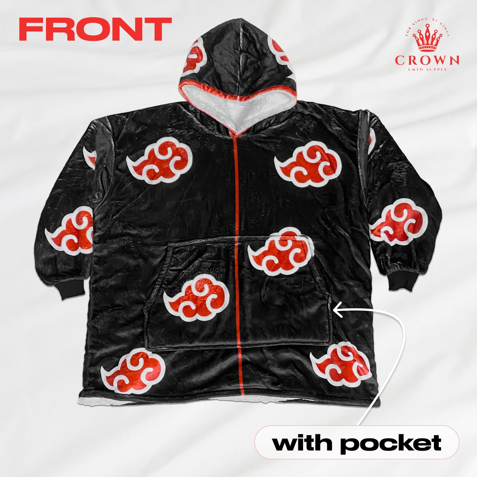 Foto 3 pulgar | Sudadera Portátil Con Capucha Crown Anime Redakat Para Hombres Y Mujeres - Venta Internacional.