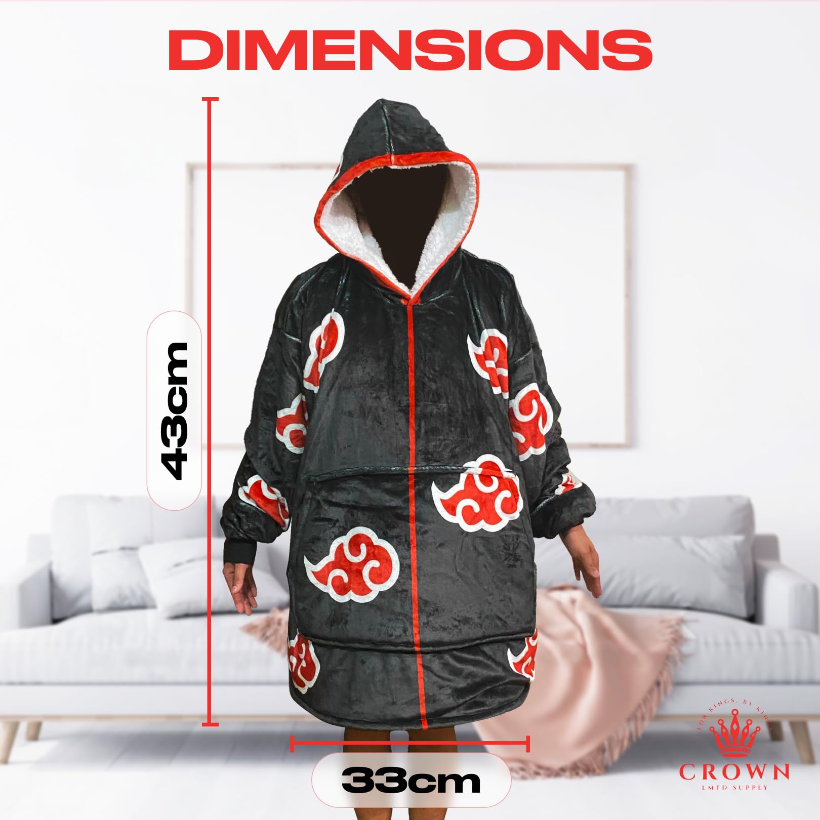 Foto 7 pulgar | Sudadera Portátil Con Capucha Crown Anime Redakat Para Hombres Y Mujeres - Venta Internacional.