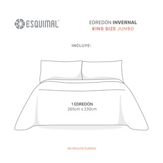 Foto 4 | Cobertor Borrega Esquimal Asmara Jumbo King Size