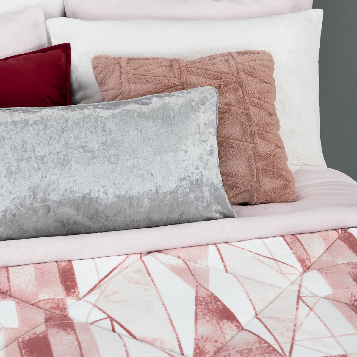 Foto 8 | Cobertor Esquimal  Rosellon Jumbo King Size + Fundas De Almohada