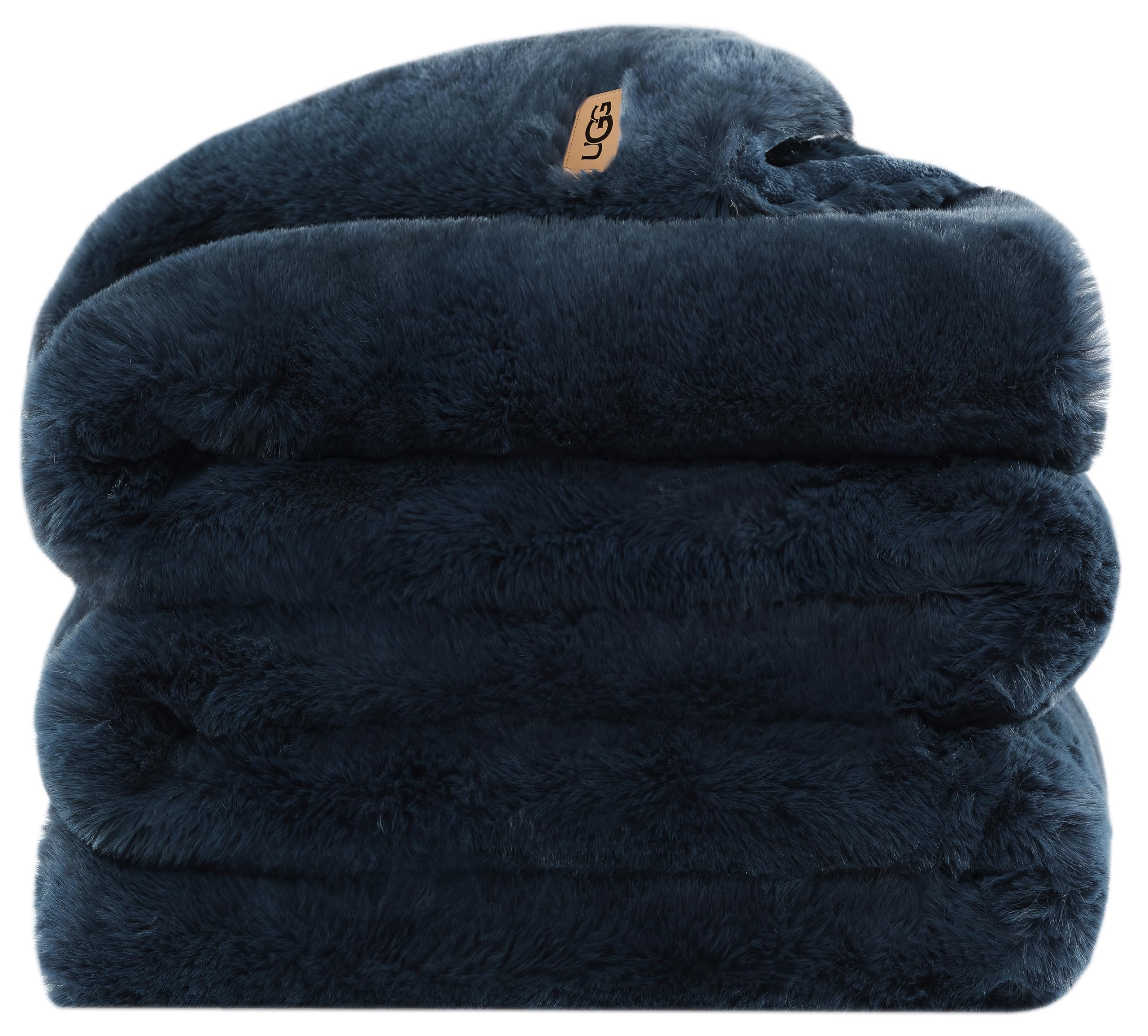 Foto 2 pulgar | Manta Ugg Euphoria De Felpa De Piel Sintética Reversible Color Índigo - Venta Internacional.