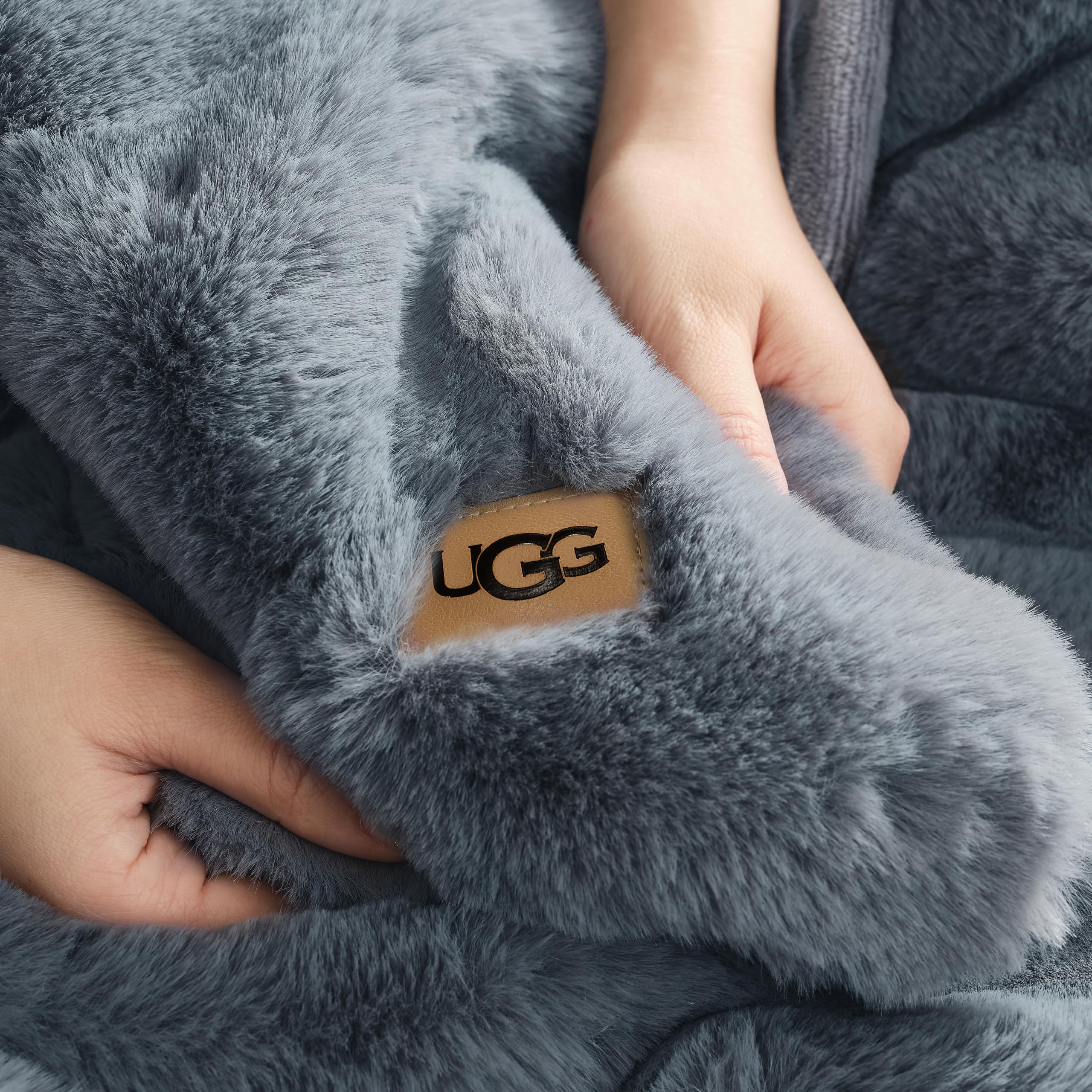Foto 6 pulgar | Manta Ugg Euphoria De Felpa De Piel Sintética Reversible De 50 X 70 Cm - Venta Internacional.
