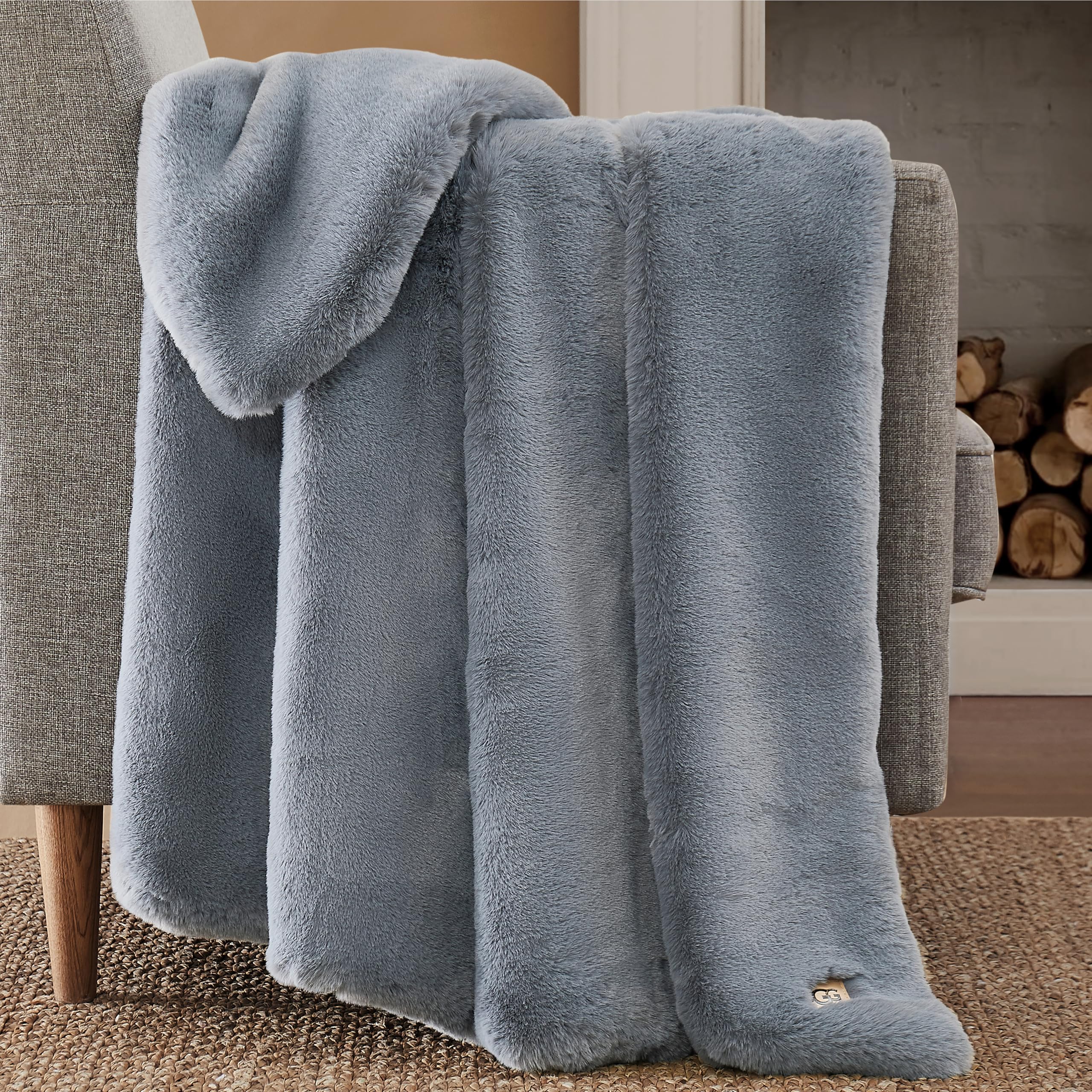 Foto 7 pulgar | Manta Ugg Euphoria De Felpa De Piel Sintética Reversible De 50 X 70 Cm - Venta Internacional.
