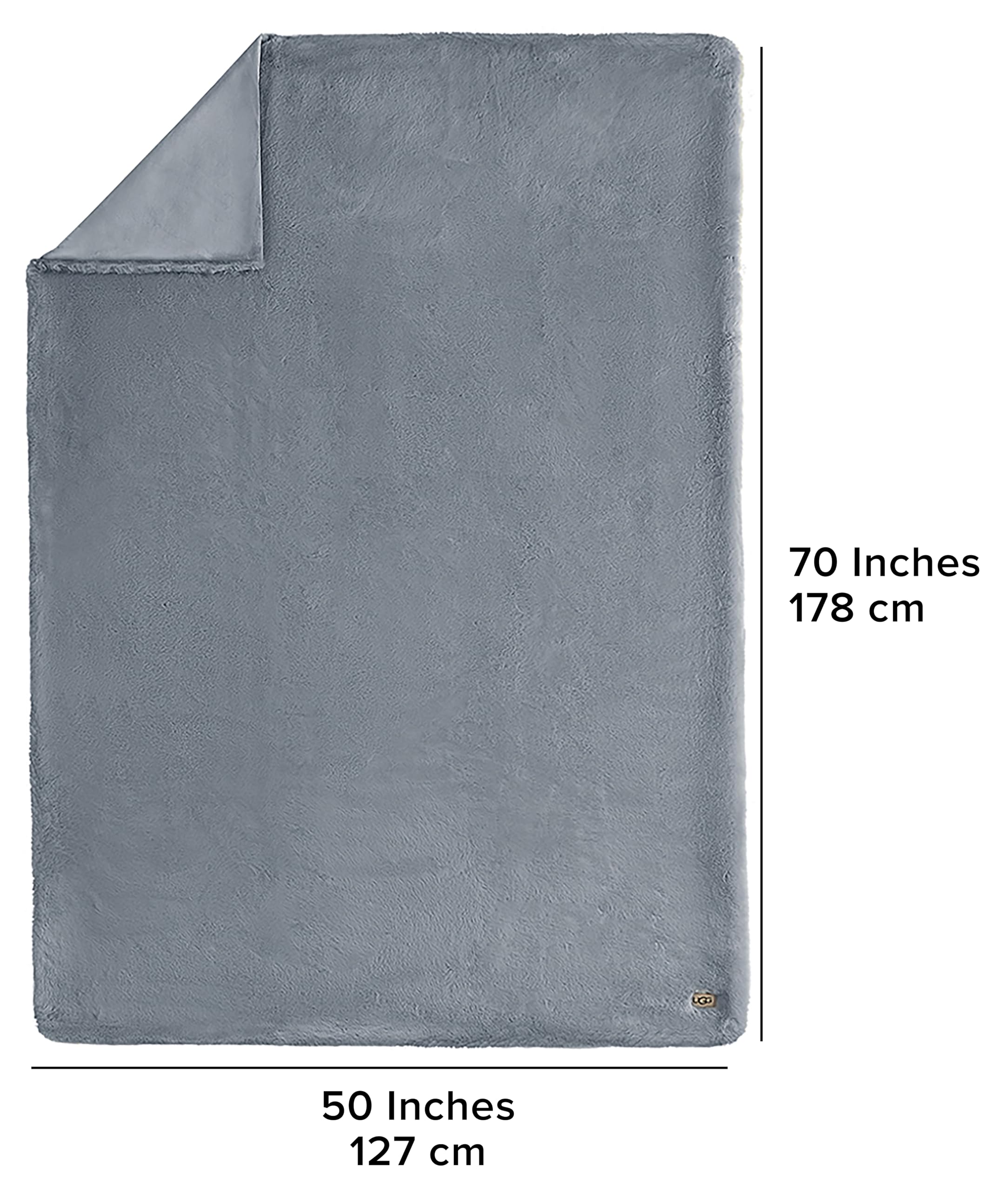 Foto 8 pulgar | Manta Ugg Euphoria De Felpa De Piel Sintética Reversible De 50 X 70 Cm - Venta Internacional.