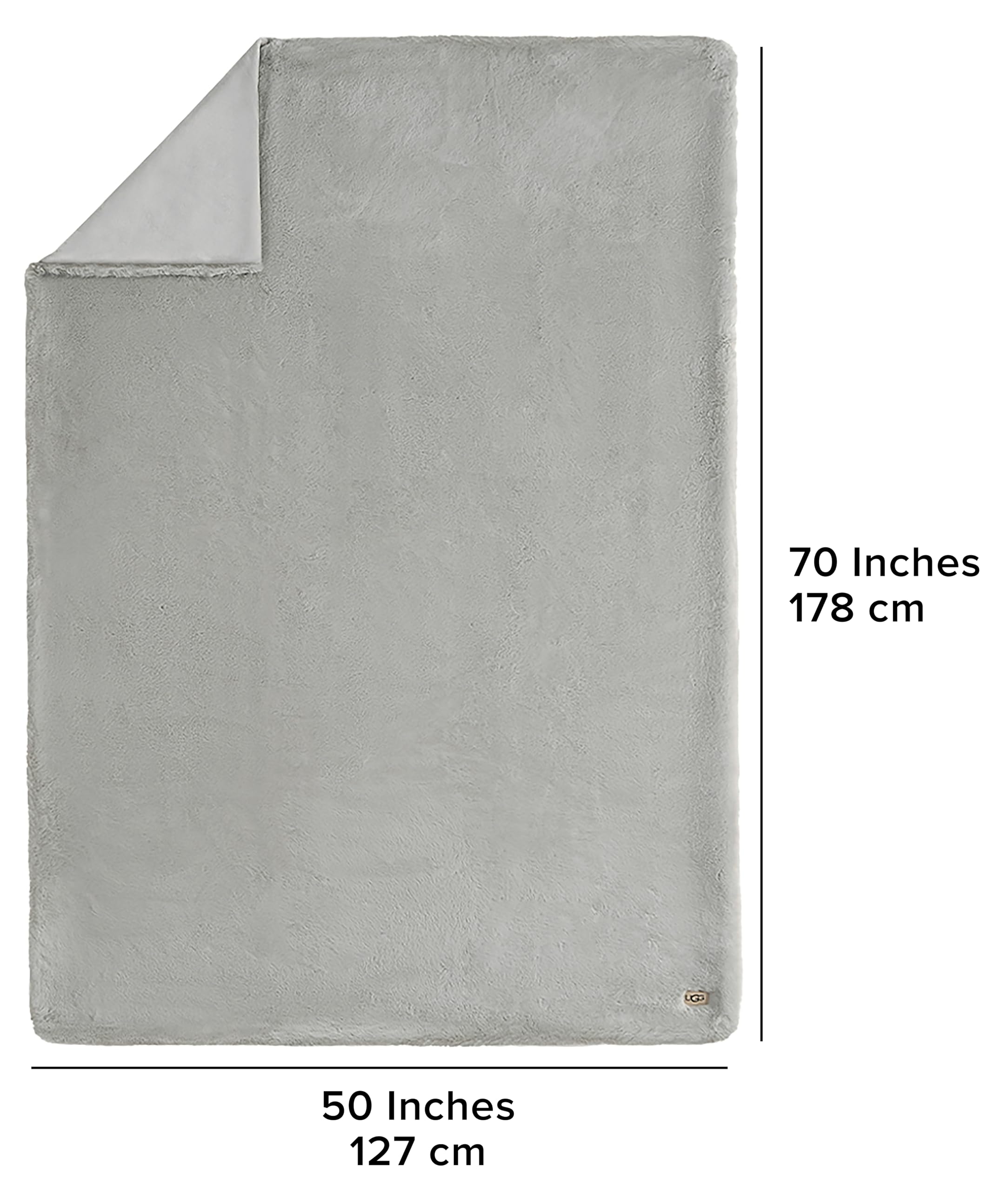 Foto 7 | Manta Ugg Euphoria De Felpa De Piel Sintética Reversible De 50 X 70 Pulgadas - Venta Internacional.