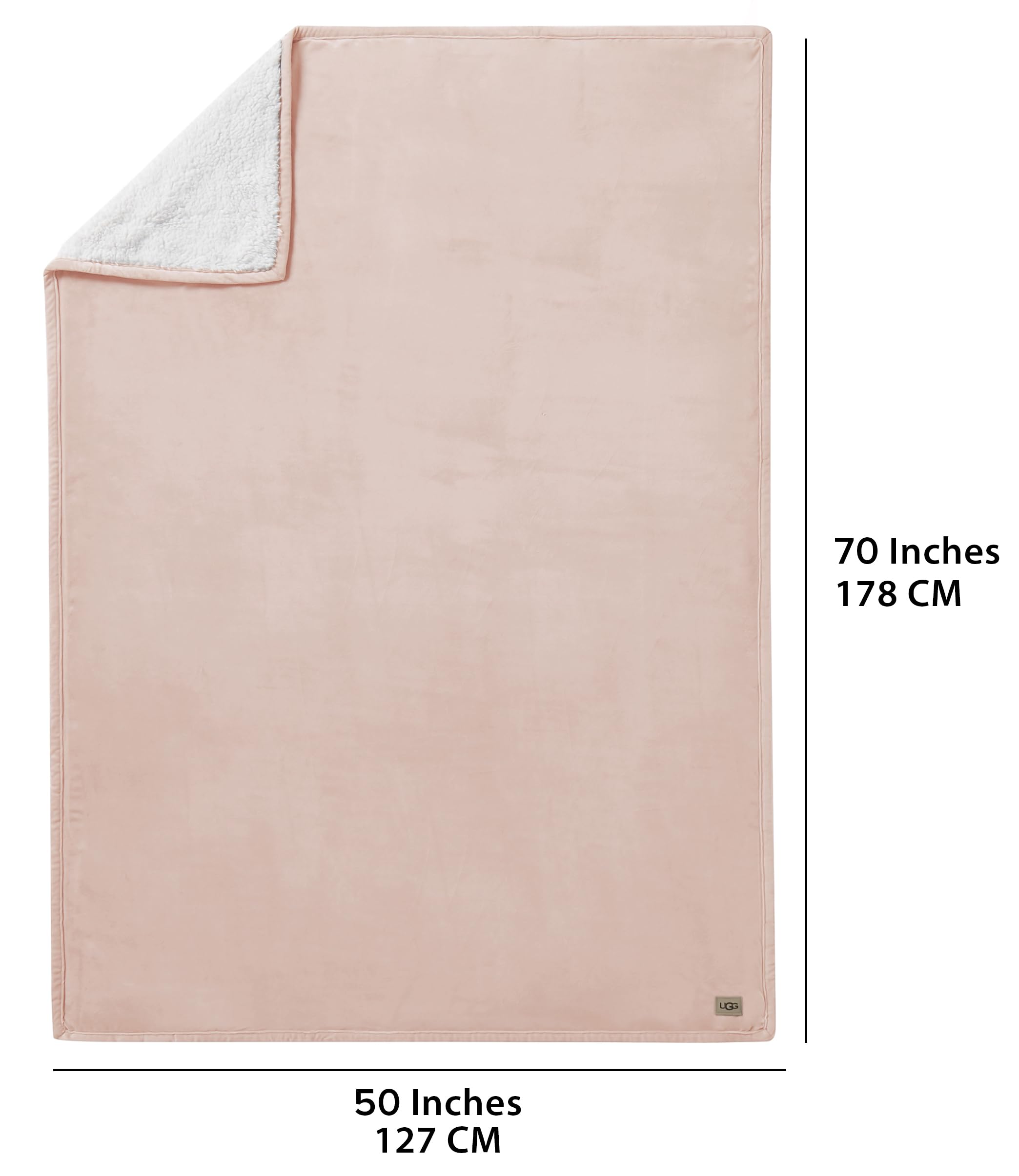 Foto 5 pulgar | Manta Ugg Bliss De Franela Suave Y Sedosa, 50 X 70 Cm - Venta Internacional.
