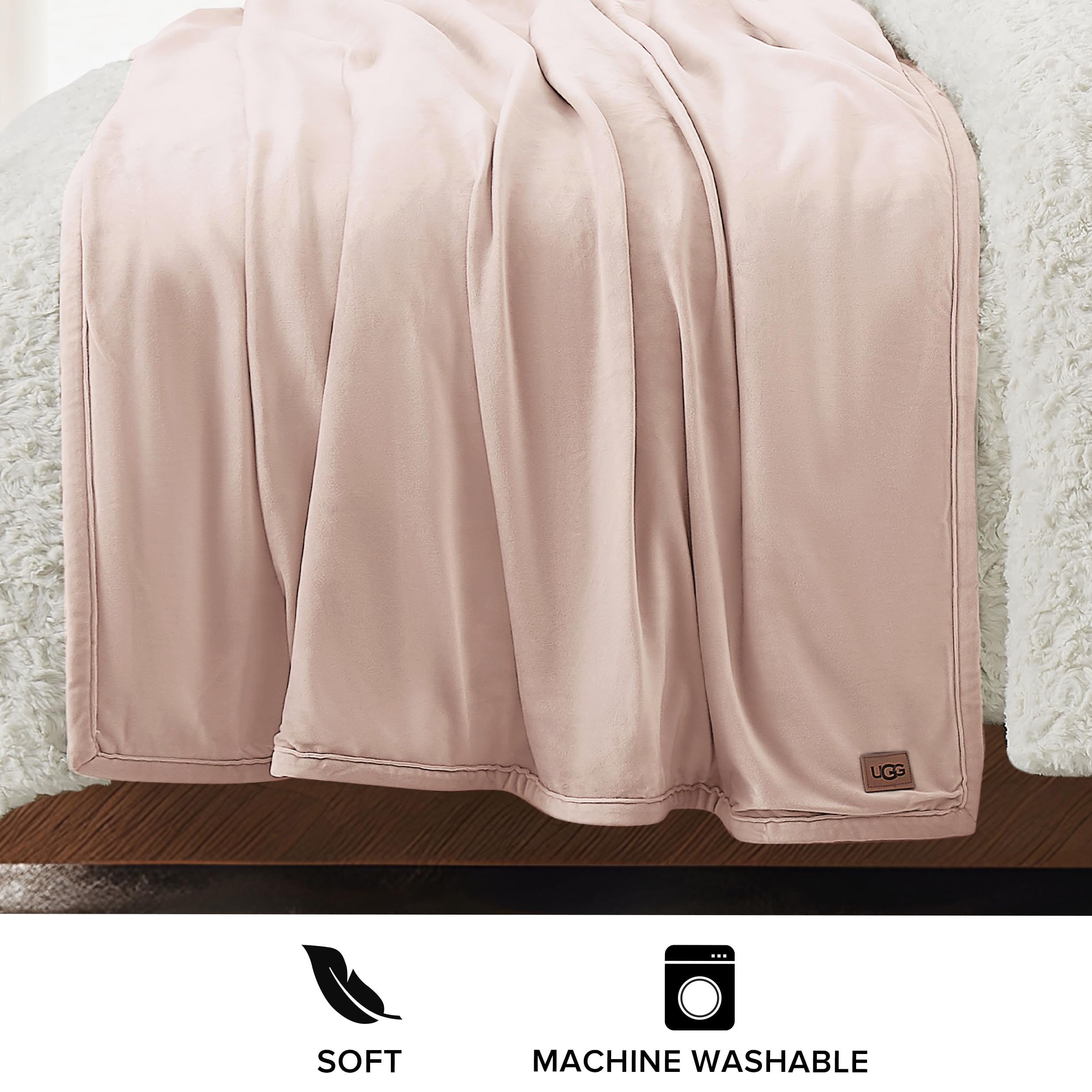 Foto 8 pulgar | Manta Ugg Bliss De Franela Suave Y Sedosa, 50 X 70 Cm - Venta Internacional.