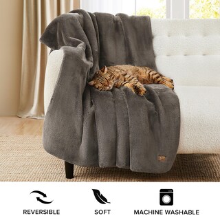Foto 3 | Manta UGG Whitecap de Franela de Felpa Reversible 50 X 70 Pulgadas - Venta Internacional