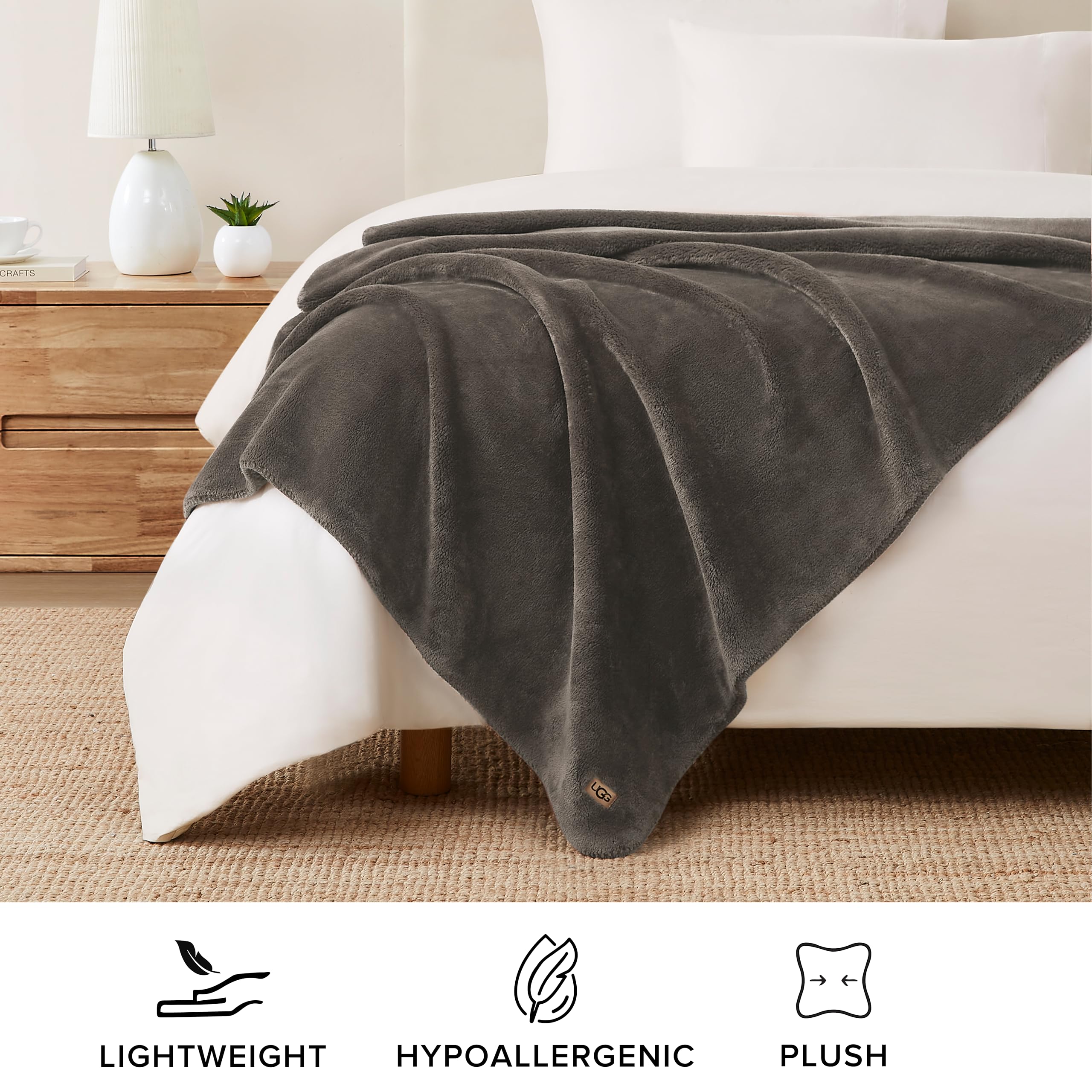 Foto 5 pulgar | Manta UGG Whitecap de Franela de Felpa Reversible 50 X 70 Pulgadas - Venta Internacional