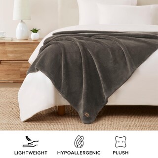 Foto 4 | Manta UGG Whitecap de Franela de Felpa Reversible 50 X 70 Pulgadas - Venta Internacional