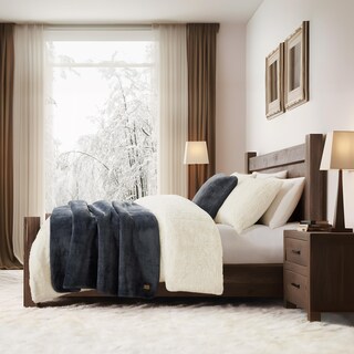 Foto 4 | Manta UGG Whitecap de Franela de Felpa Reversible 50 X 70 Pulgadas - Venta Internacional