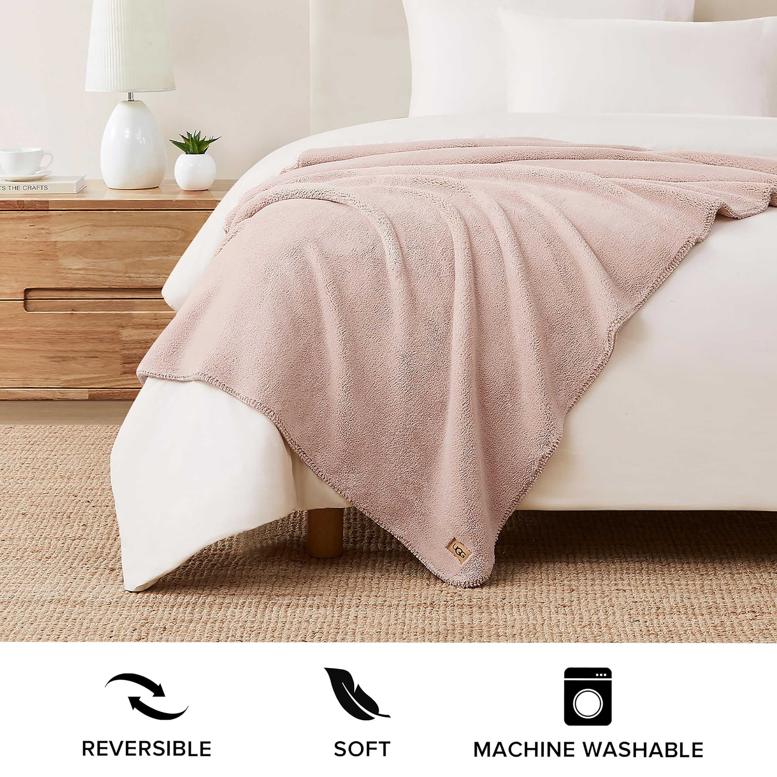 Foto 4 pulgar | Manta UGG Whitecap de Franela de Felpa Reversible 50 X 70 Pulgadas - Venta Internacional