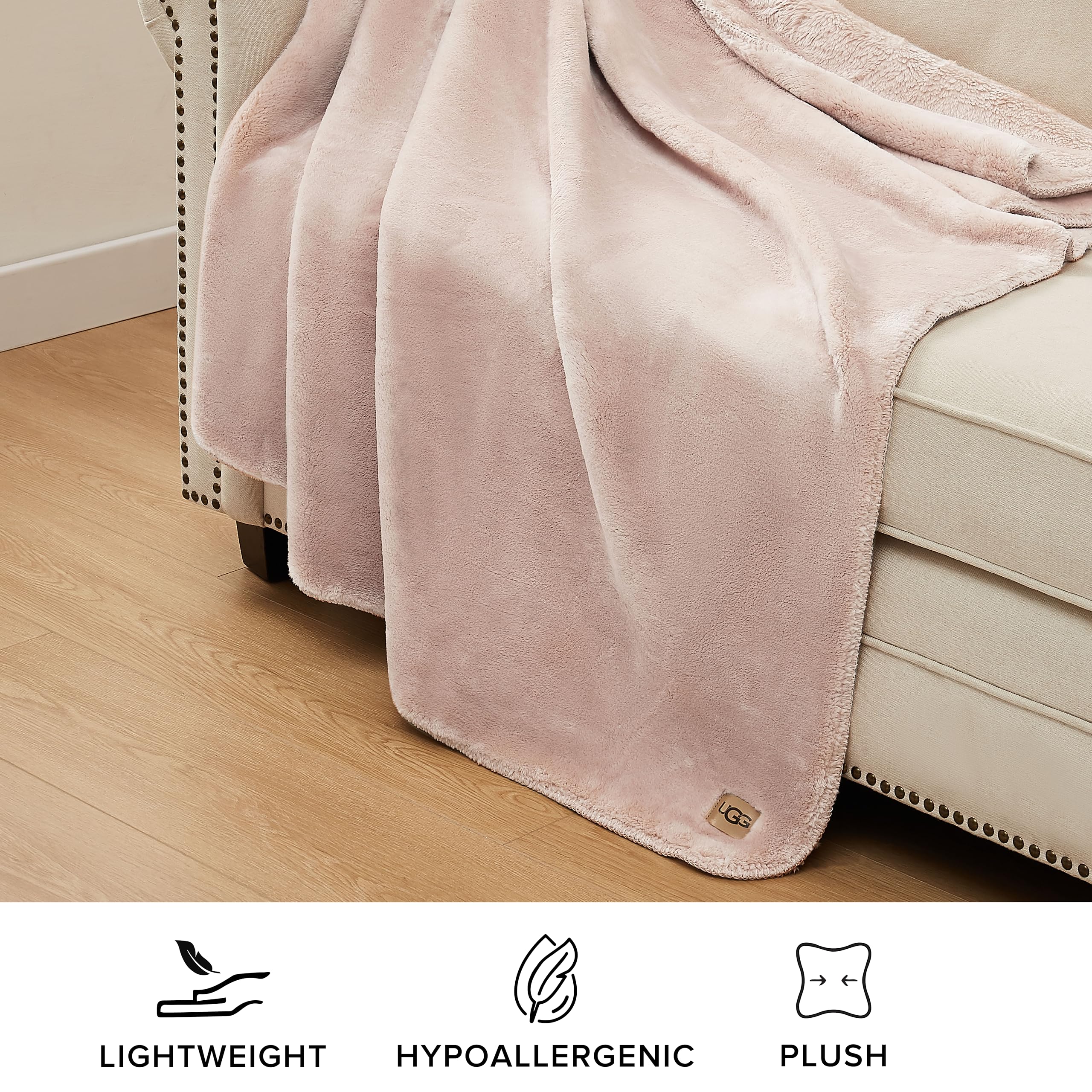 Foto 7 pulgar | Manta UGG Whitecap de Franela de Felpa Reversible 50 X 70 Pulgadas - Venta Internacional