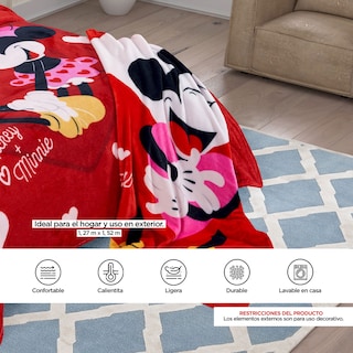 Foto 7 | Cobertor Frazada Mickey Enamorado