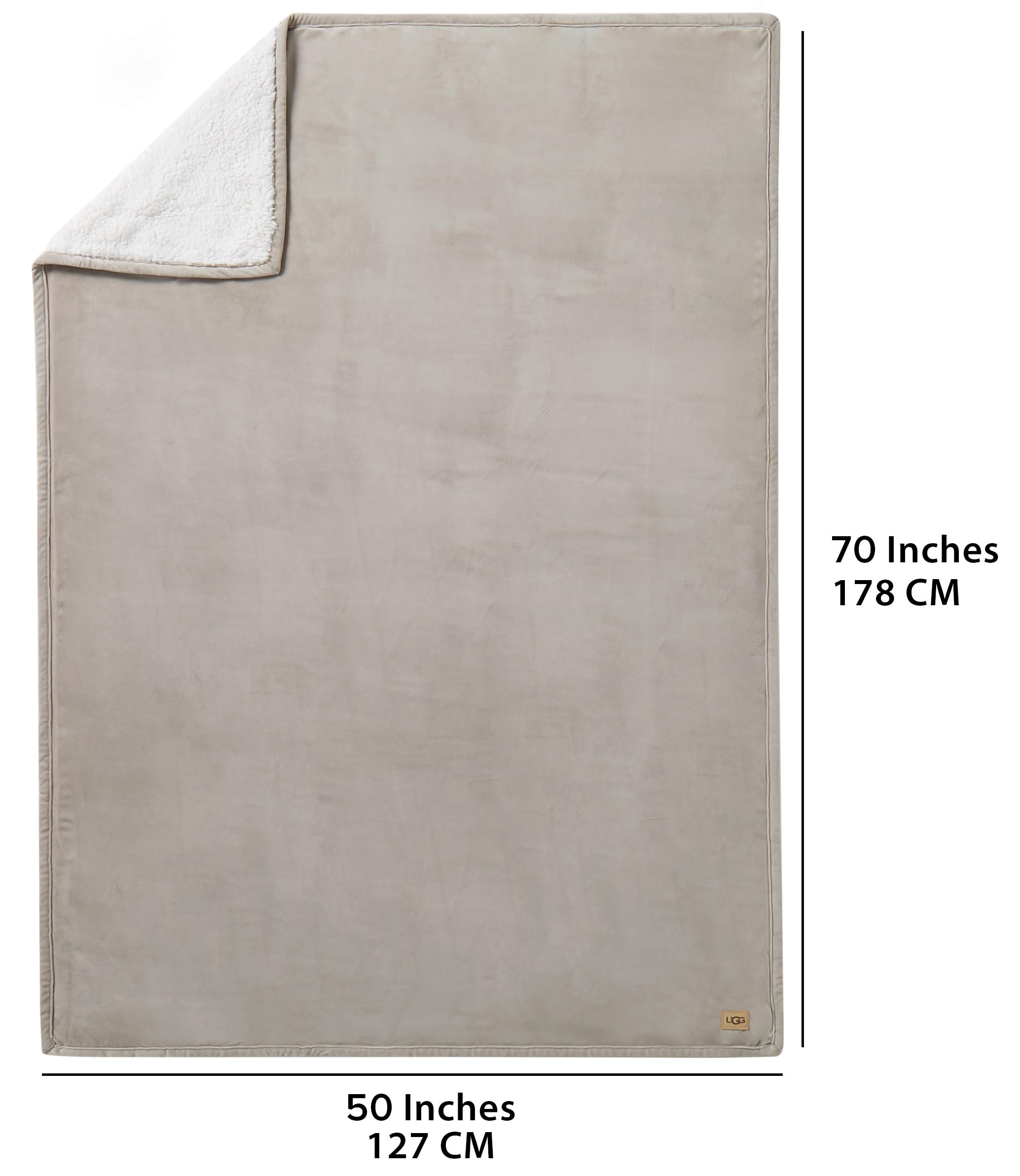 Foto 8 pulgar | Manta de Forro Polar Ultrasuave UGG Bliss Fluffy Lofty 50 X 70 Pulgadas - Venta Internacional