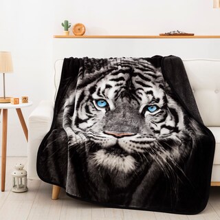 Foto 2 | Manta Northwest White Tiger Stare 125 X 150 Cm - Venta Internacional.