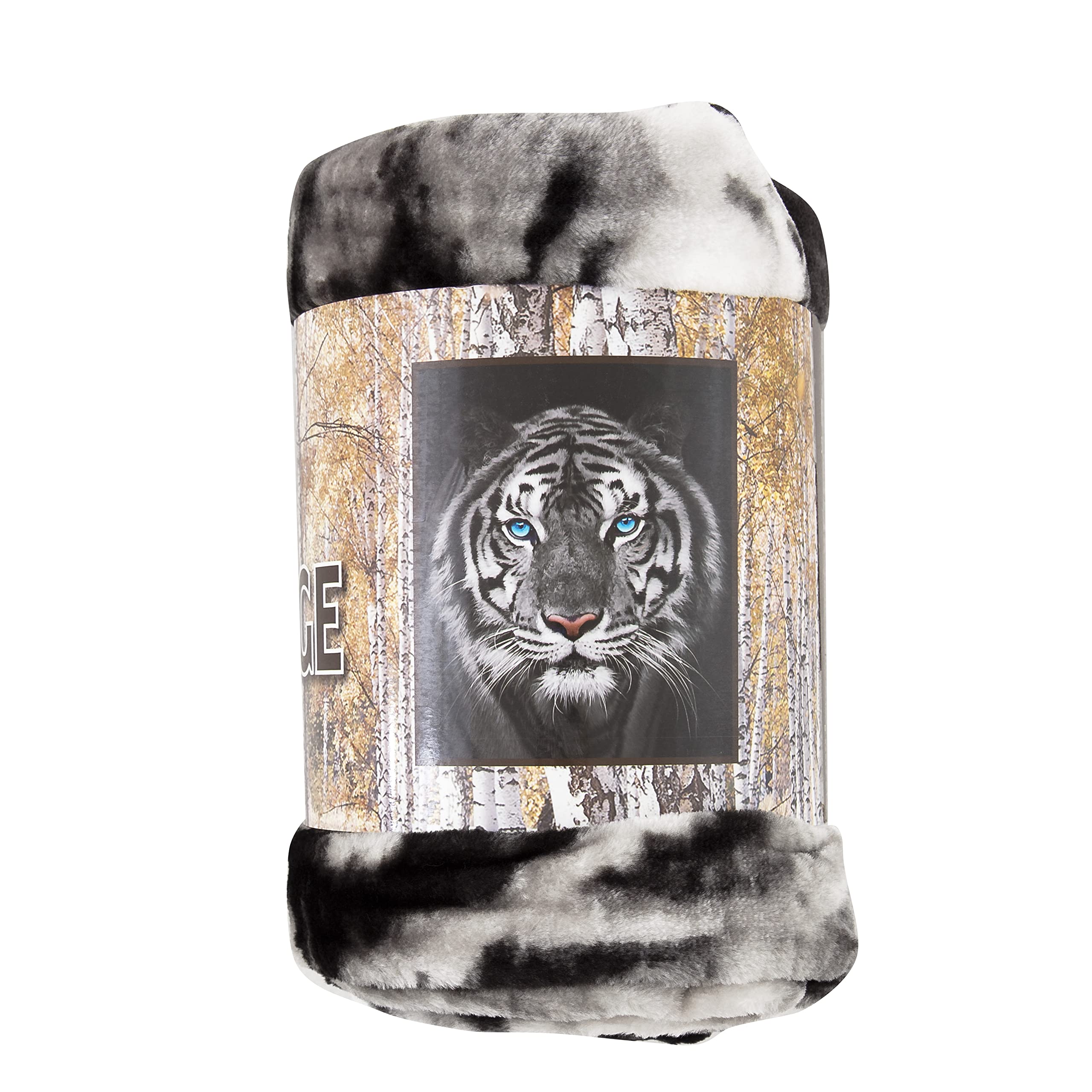 Foto 6 pulgar | Manta Northwest White Tiger Stare 125 X 150 Cm - Venta Internacional.