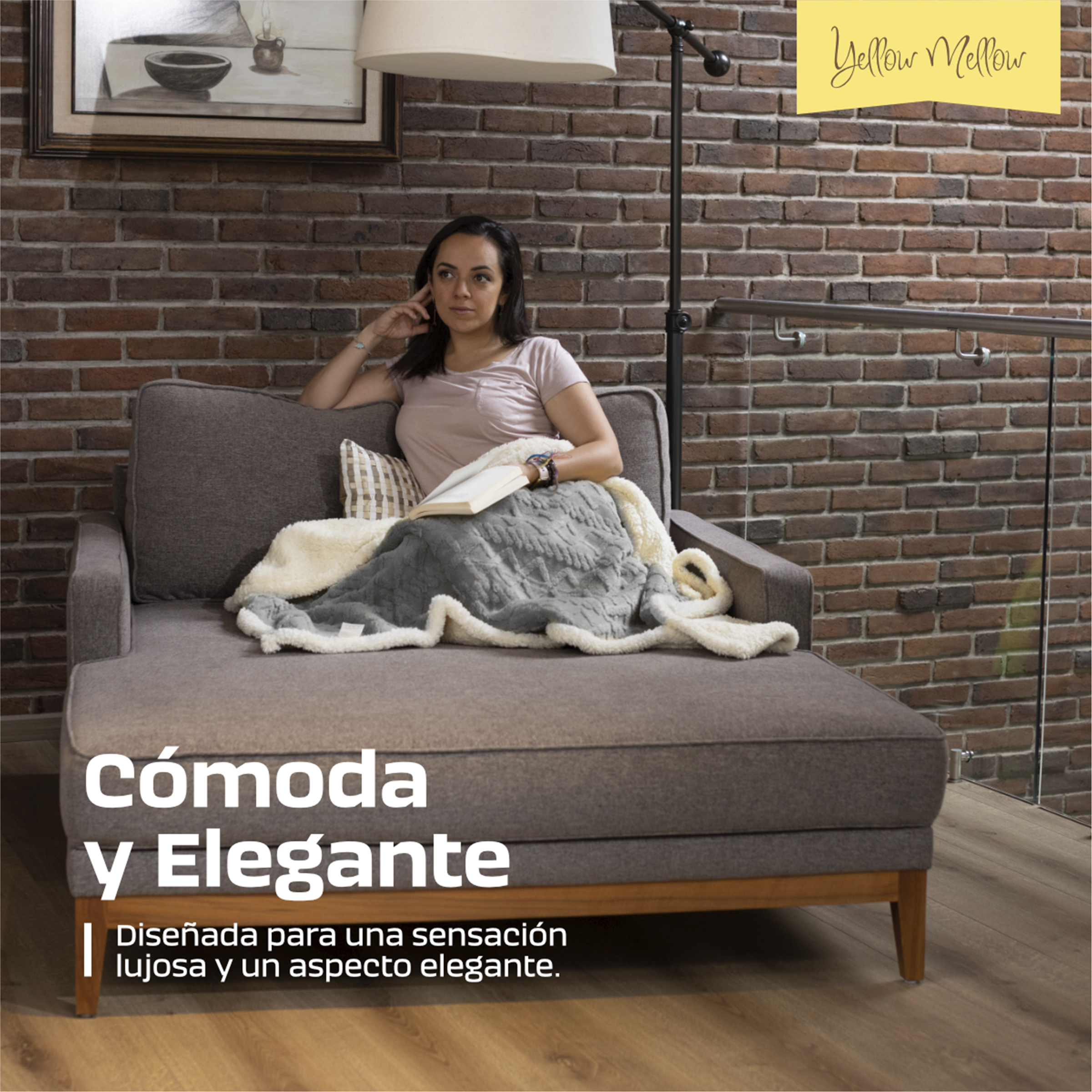 Foto 7 | Cobertor Cobija Aborregado Con Forro Polar Sherpa | Suave | Caliente | Ligera | Tamaño 150 X 100 Cm (Gris, 150 X 100 Cm