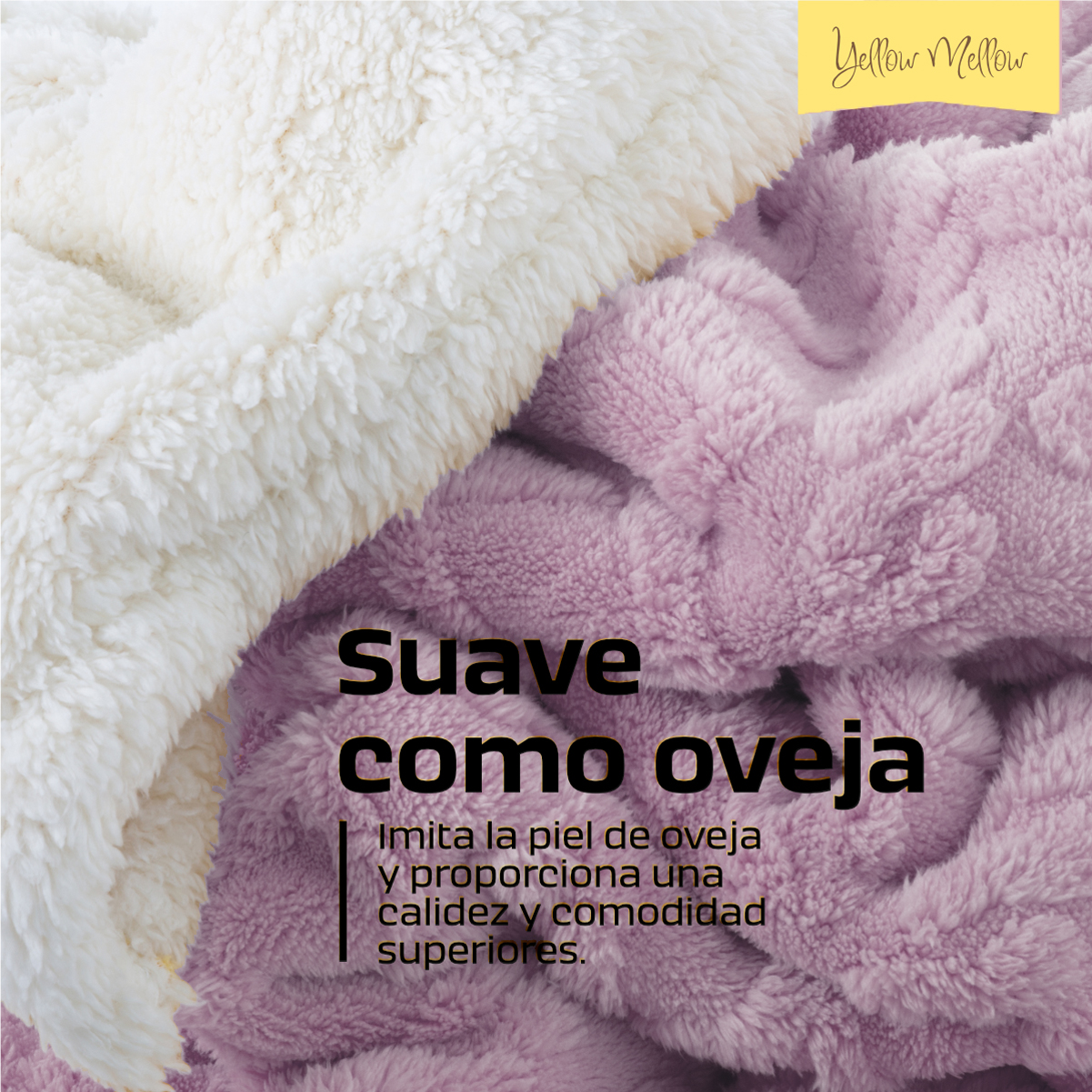 Foto 3 pulgar | Cobertor Cobija Aborregado Con Forro Polar Sherpa | Suave | Caliente | Ligera | Tamaño 150 X 100 Cm (Lila, 150 X 100 Cm