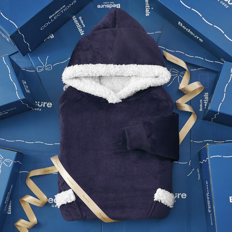 Foto 8 pulgar | Manta Portátil Con Capucha Para Mujeres Y Hombres, Color Morado - Venta Internacional.