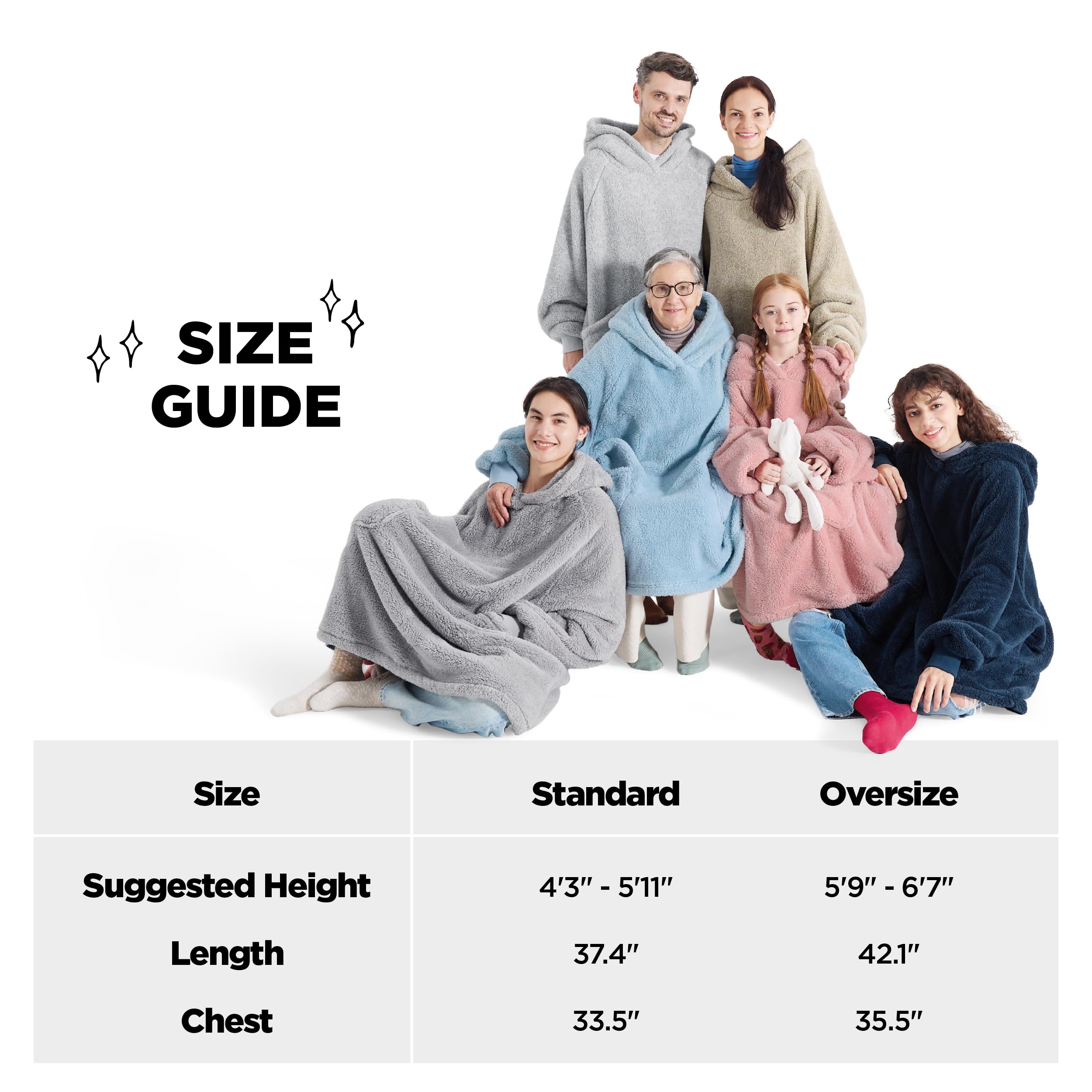 Foto 6 pulgar | Manta Portátil Con Capucha Bedsure Cozy Sherpa Para Mujer, Color Rosa - Venta Internacional.