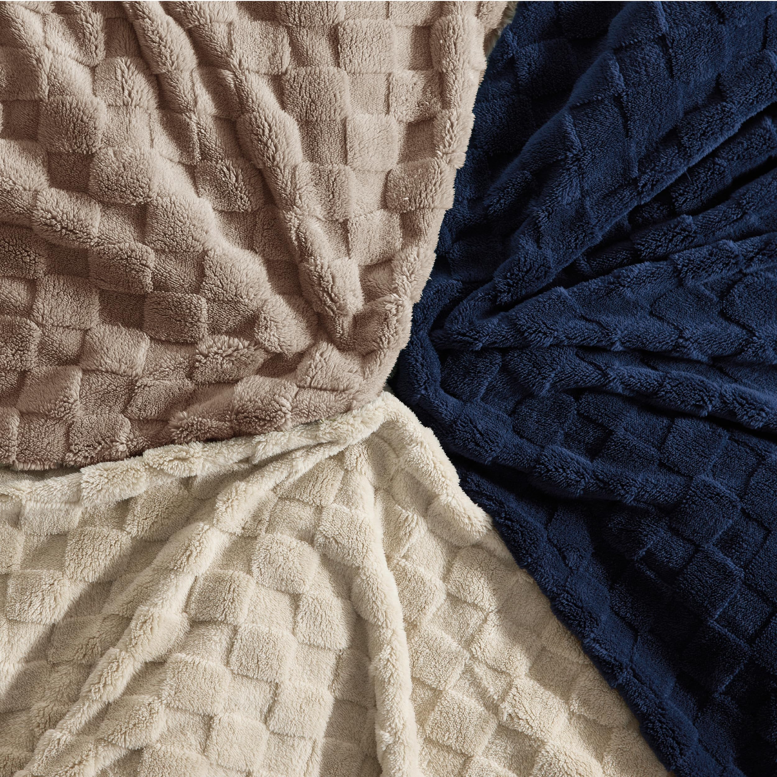 Foto 8 pulgar | Manta Bedsure De Forro Polar Marrón Claro Para Sofá, 130 X 180 Cm - Venta Internacional.