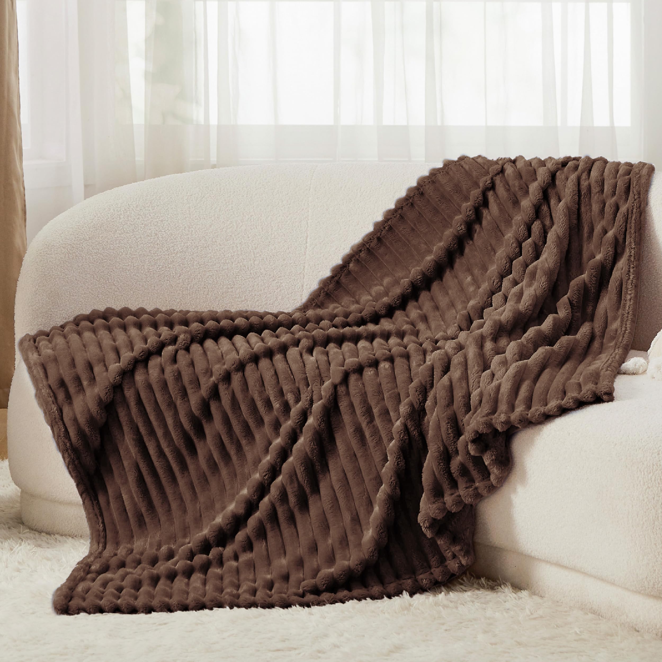 Foto 6 pulgar | Manta Bedsure Fondue De Forro Polar Para Sofá, 130 X 150 Cm - Venta Internacional.