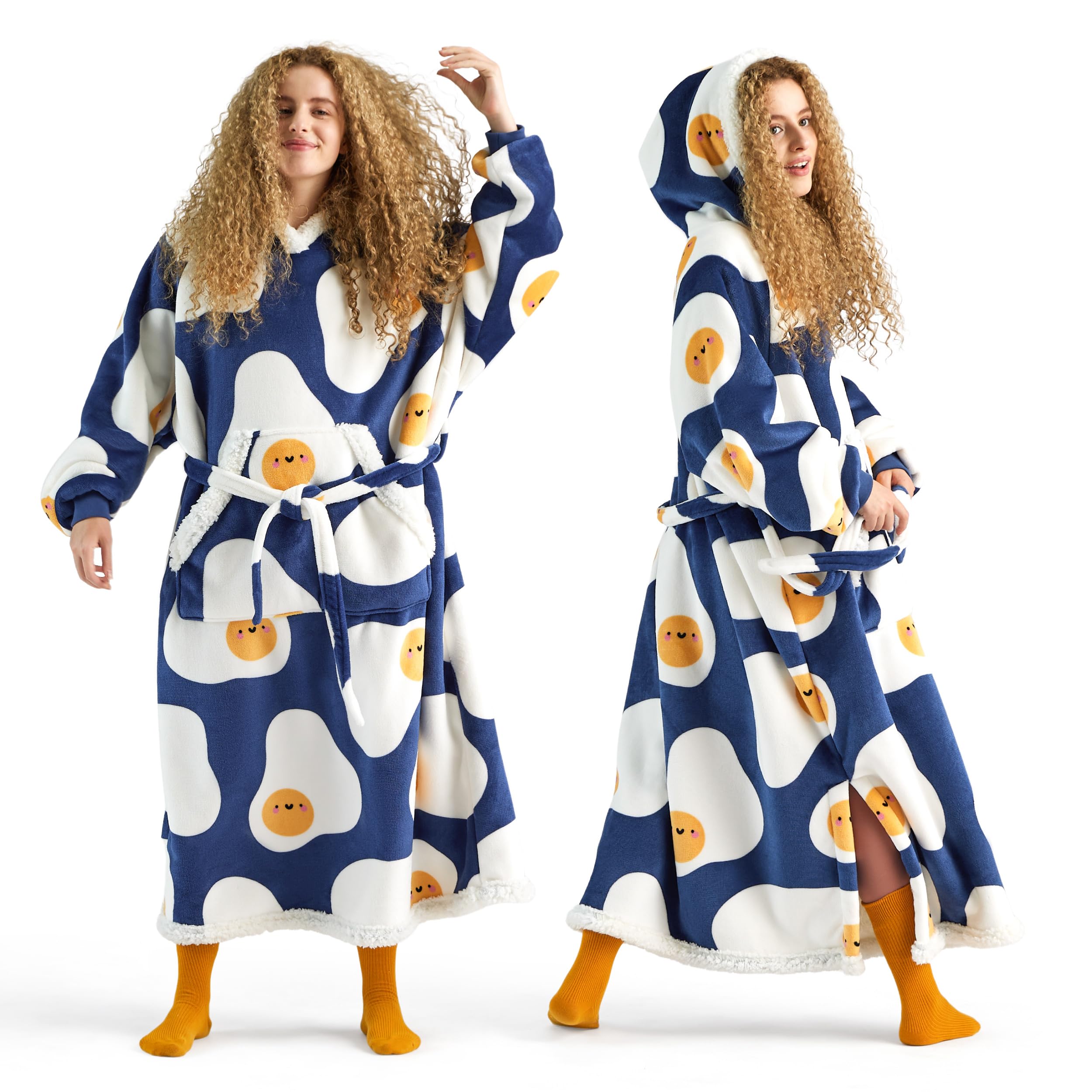 Foto 1 | Manta Portátil Con Capucha Bedsure De Gran Tamaño Para Mujer - Venta Internacional.