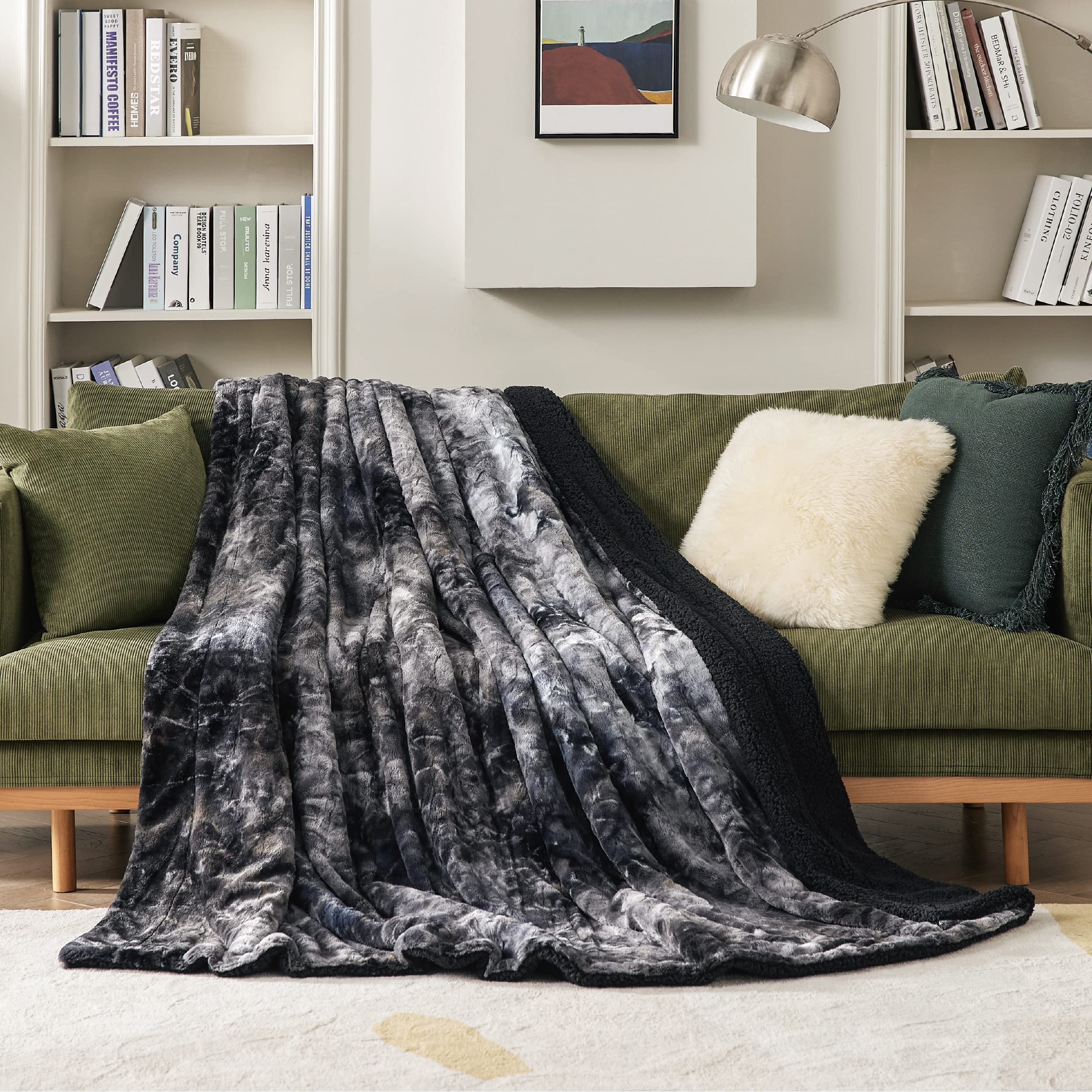 Foto 6 pulgar | Manta De Piel Sintética Sherpa De Blanket Bedsure, Cálida Y Acogedora, 130 X 150 Cm - Venta Internacional.
