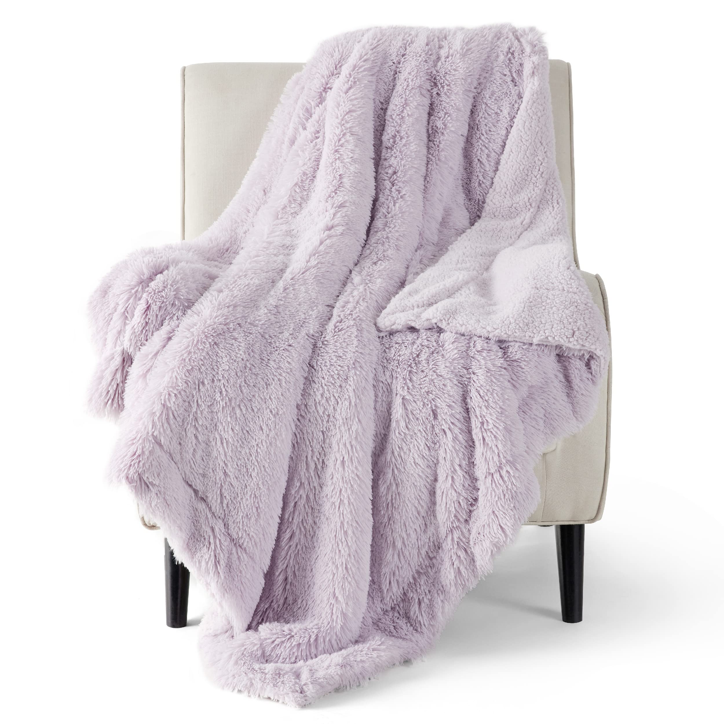 Foto 1 | Manta Para Cama, Mullida, Lavanda, Color Morado, Piel Sintética, 50 X 60 Cm - Venta Internacional.
