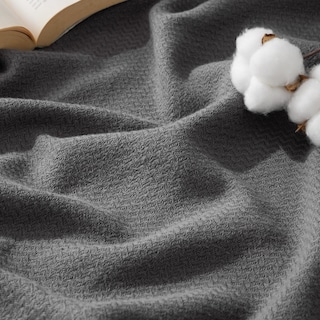Foto 2 | Manta de Cama Queen Gris 100% Algodón 230 X 230 cm - Venta Internacional