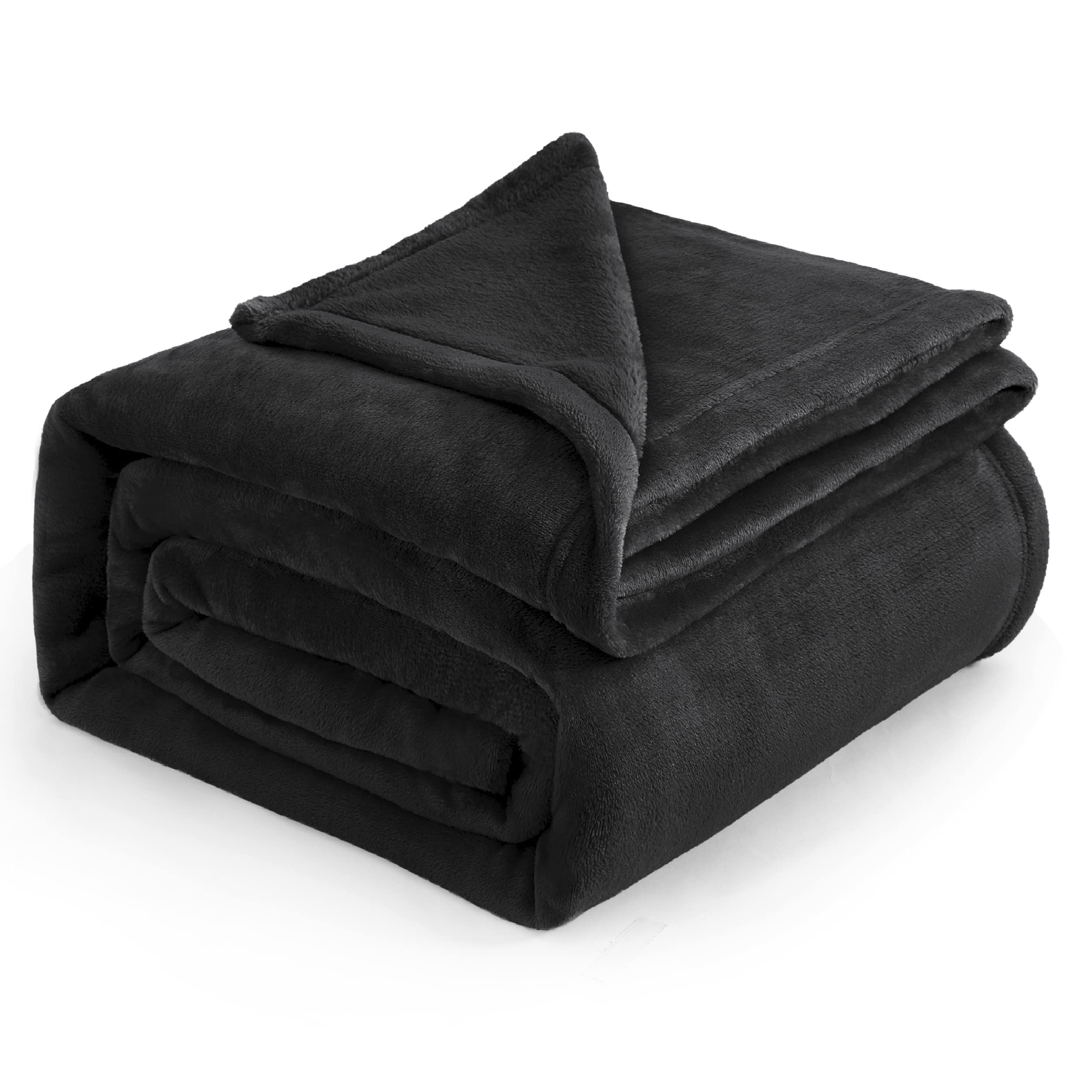 Foto 2 pulgar | Blanket Bedsure Fleece King Size, Forro Polar De Franela Negra - Venta Internacional.