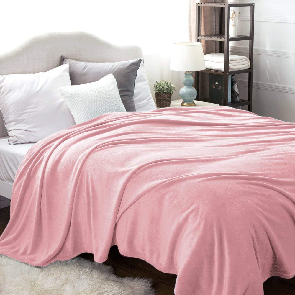 Foto 3 pulgar | Blanket Bedsure Fleece Queen, Forro Polar De Franela Rosa, 230 X 230 Cm - Venta Internacional.