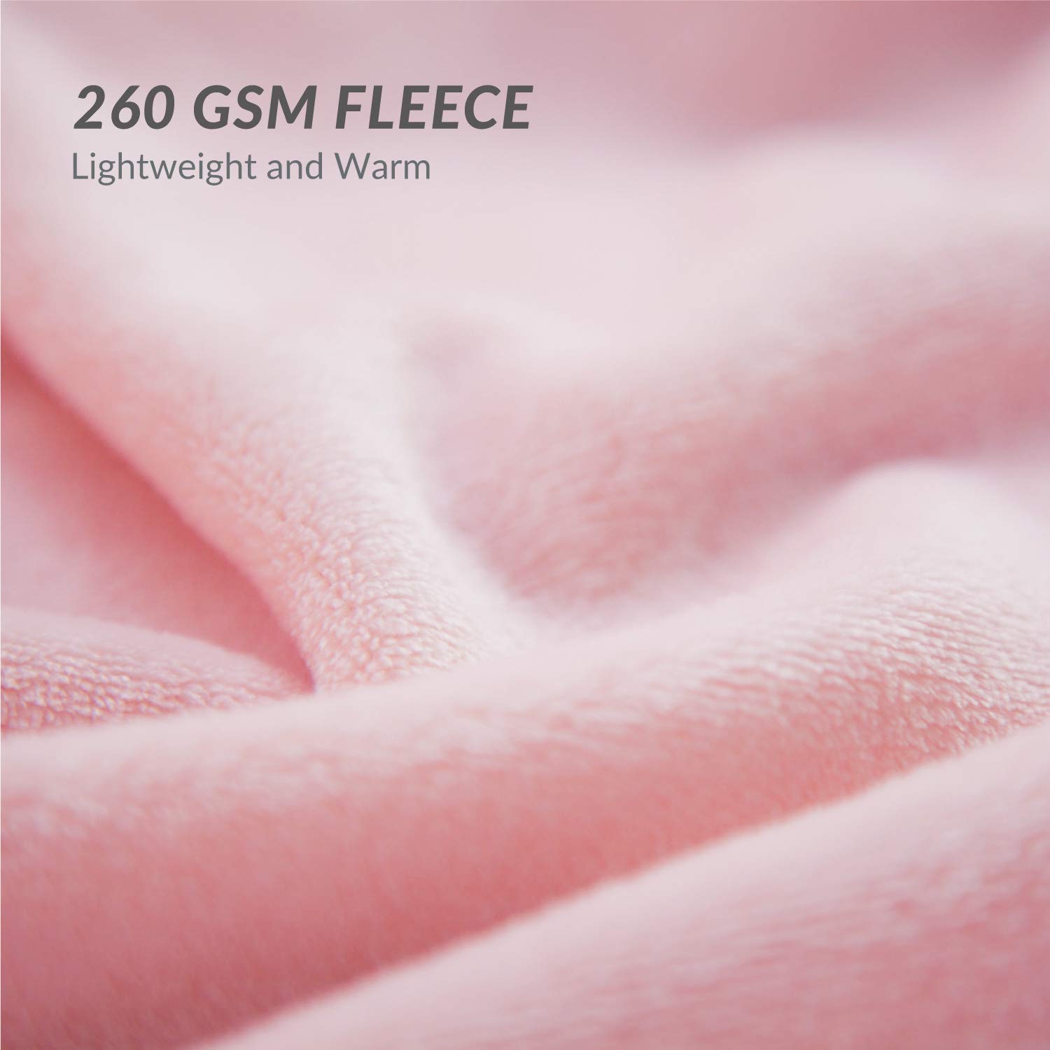 Foto 6 pulgar | Blanket Bedsure Fleece Queen, Forro Polar De Franela Rosa, 230 X 230 Cm - Venta Internacional.
