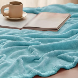 Foto 5 | Manta Polar para Cama Tamaño King Azul 275 x 230 cm - Venta Internacional