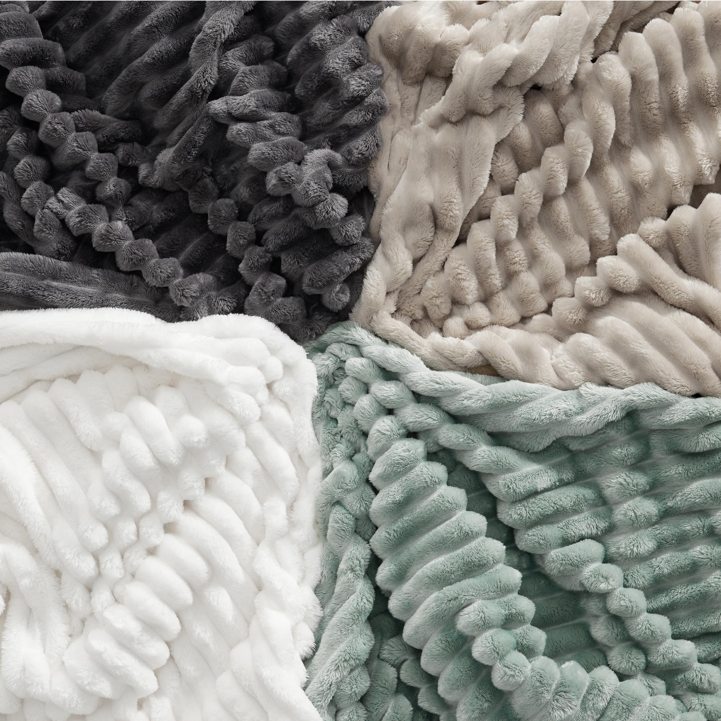 Foto 7 | Manta De Forro Polar Gris Para Sofá, 130 X 150 Cm - Venta Internacional.
