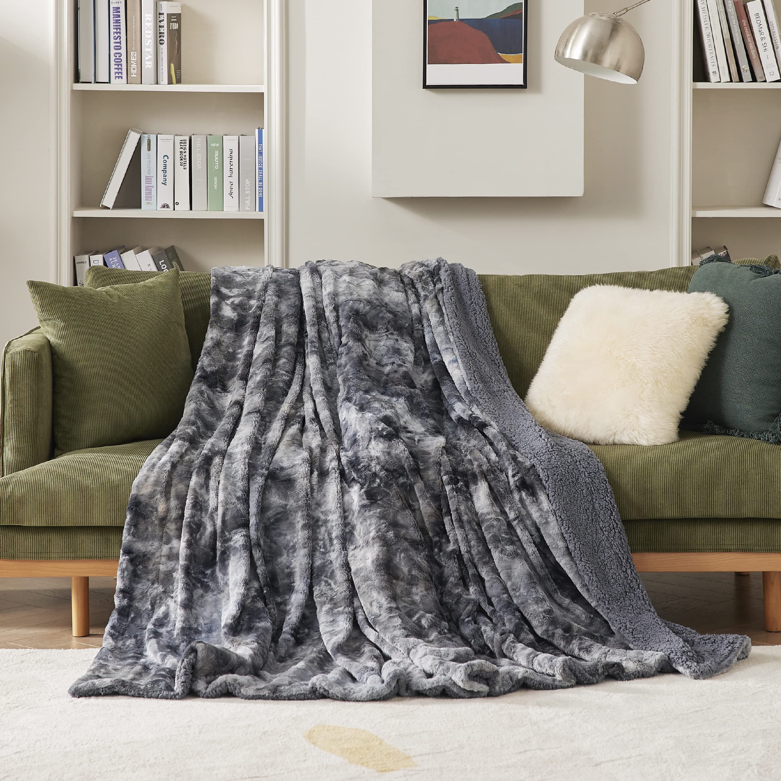 Foto 4 pulgar | Manta De Piel Sintética Sherpa De Blanket Bedsure, Cálida Y Acogedora, 130 X 150 Cm - Venta Internacional.