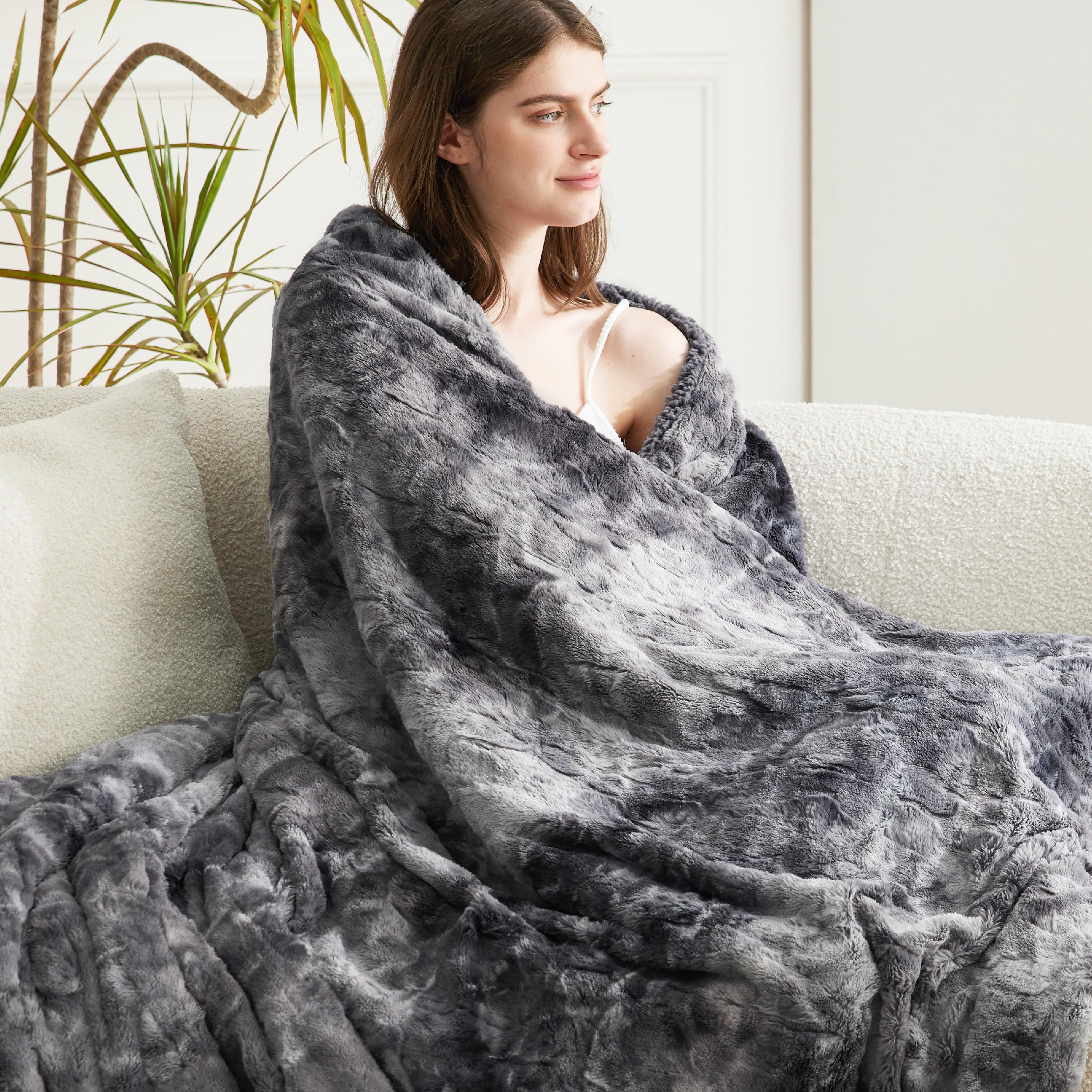 Foto 8 pulgar | Manta De Piel Sintética Sherpa De Blanket Bedsure, Cálida Y Acogedora, 130 X 150 Cm - Venta Internacional.