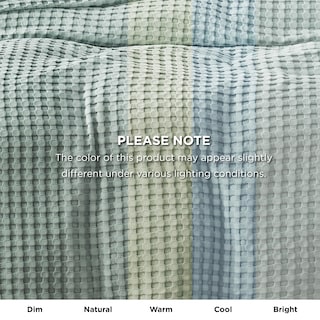 Foto 7 | Manta Bedsure De Algodón Refrescante Con Forma De Gofre, Tamaño King, Color Verde Salvia - Venta Internacional.
