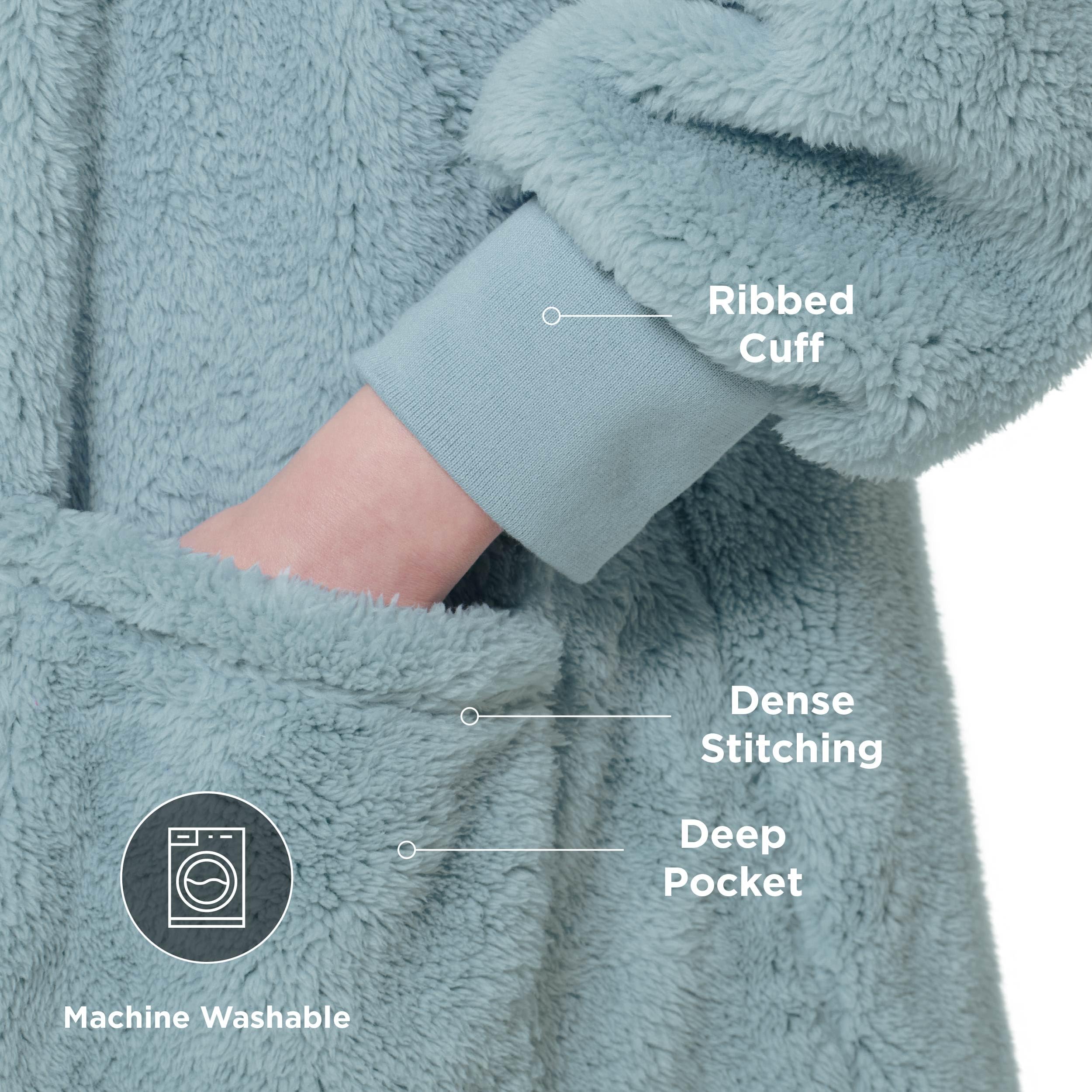 Foto 3 | Colcha Con Capucha Y Manta Portátil Para Mujeres Y Hombres Verde - Venta Internacional