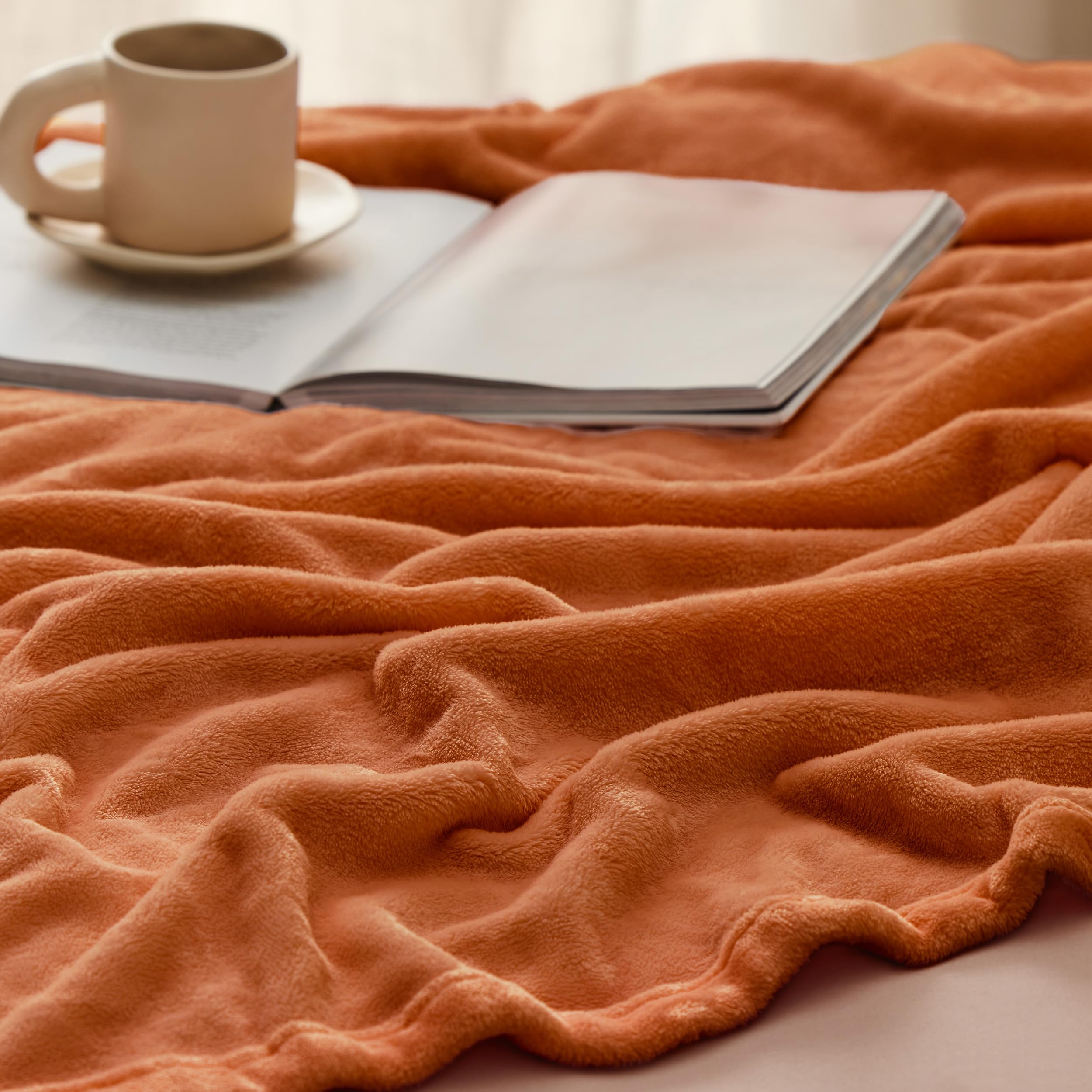 Foto 4 | Manta Polar Bedsure Mango Queen, 280 G/m², Suave - Venta Internacional.