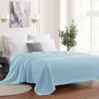 Foto 1 | Manta De La Colección Sweet Home, 100% Algodón Fino, Color King Blue - Venta Internacional.