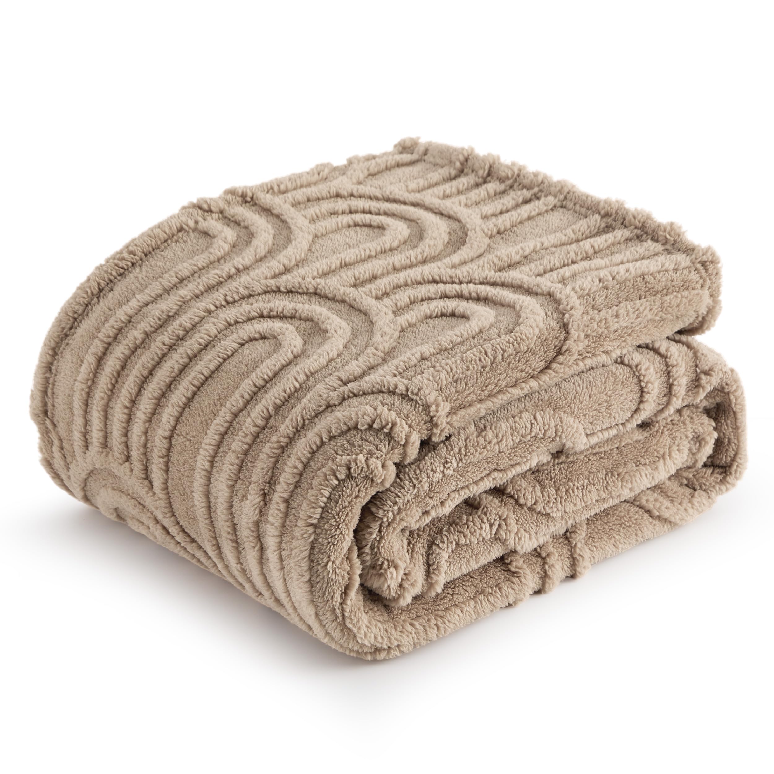 Manta De Cama Marrón Supersuave Y Acogedora Para Mujer - Venta Internacional.