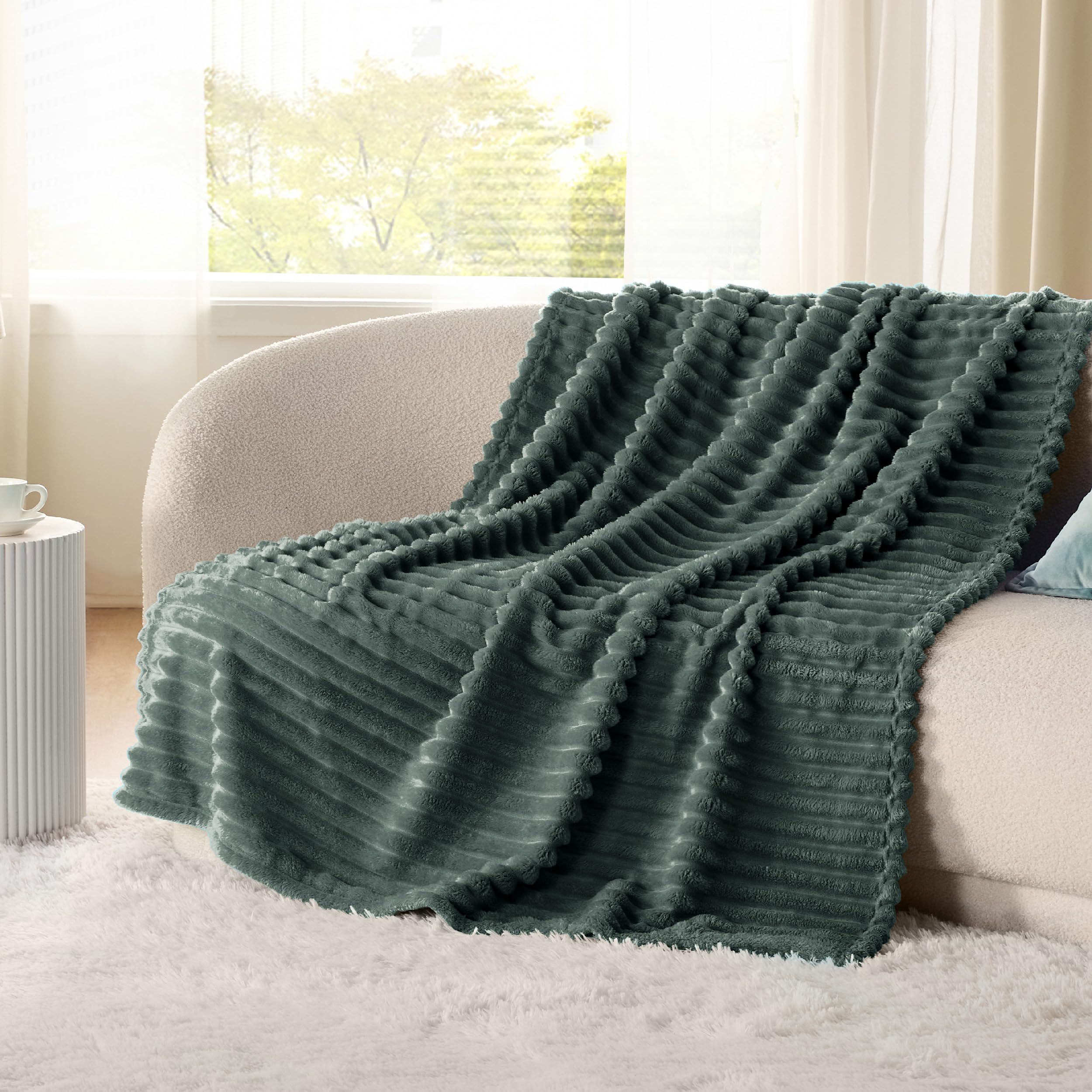 Foto 3 pulgar | Manta Polar Bedsure Mallard Green Para Sofá, 150 X 200 Cm - Venta Internacional.