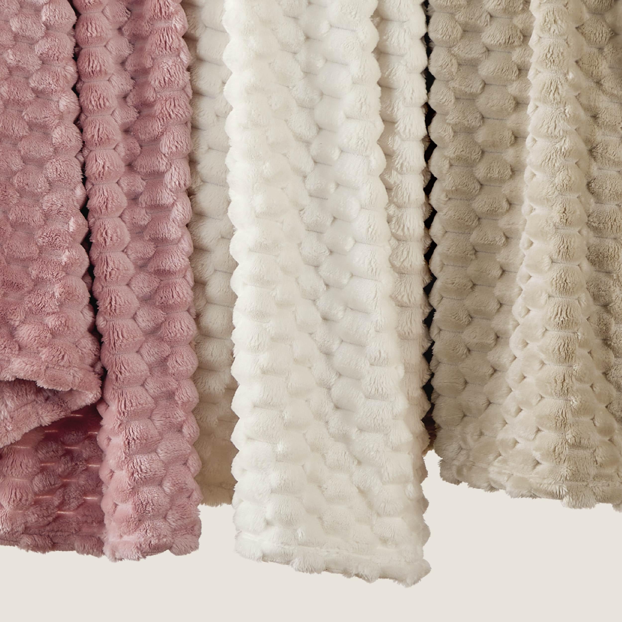 Foto 8 pulgar | Manta Bedsure Cozy, Color Rosa, 100% Microfibra, 130 X 150 Cm - Venta Internacional.