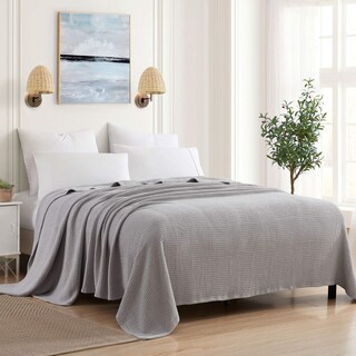 Foto 1 | Manta De Algodón Fino De La Colección Sweet Home King Silver - Venta Internacional.