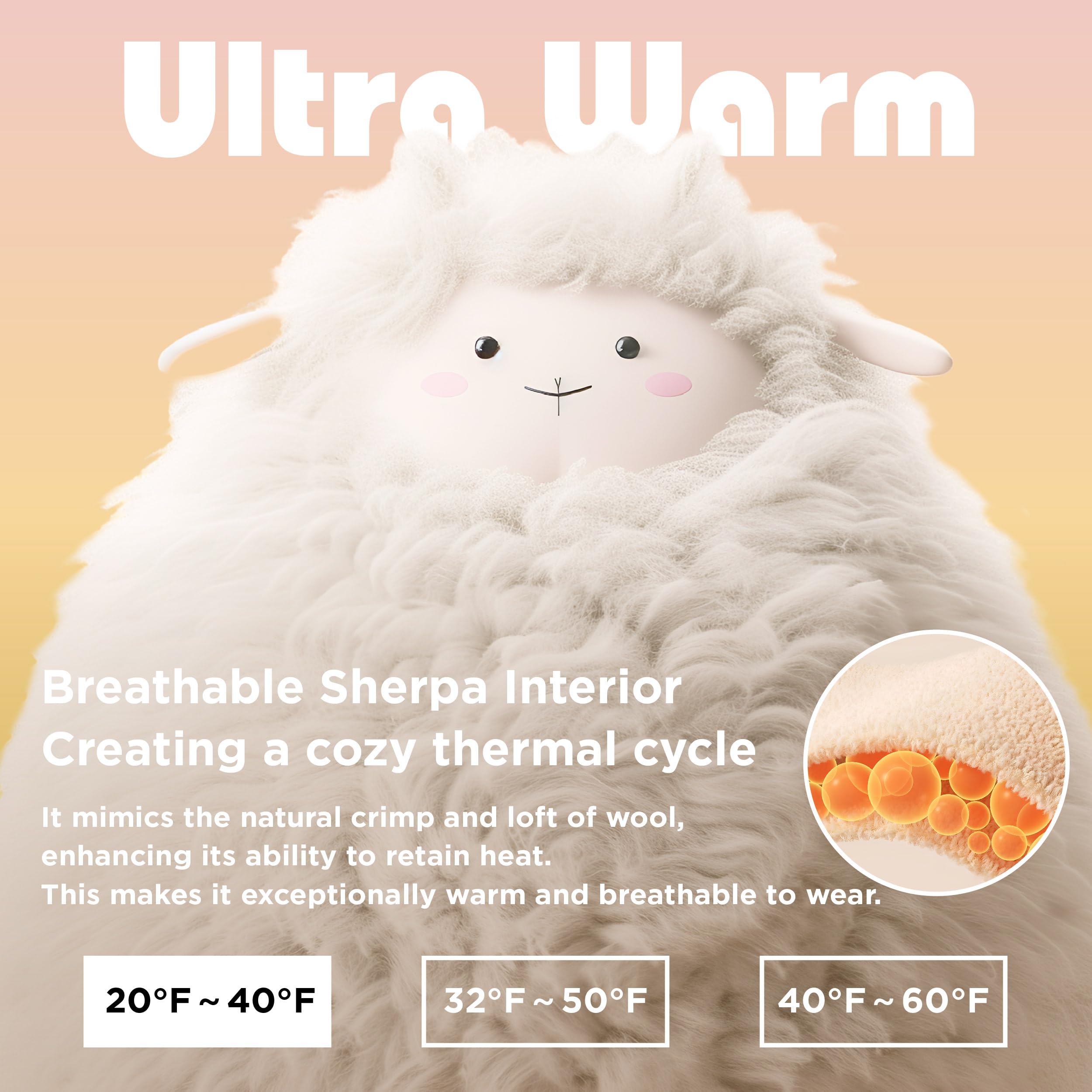 Foto 4 | Sudadera Con Capucha Para Adultos Y Niños, Forro Sherpa, Color Negro - Venta Internacional.