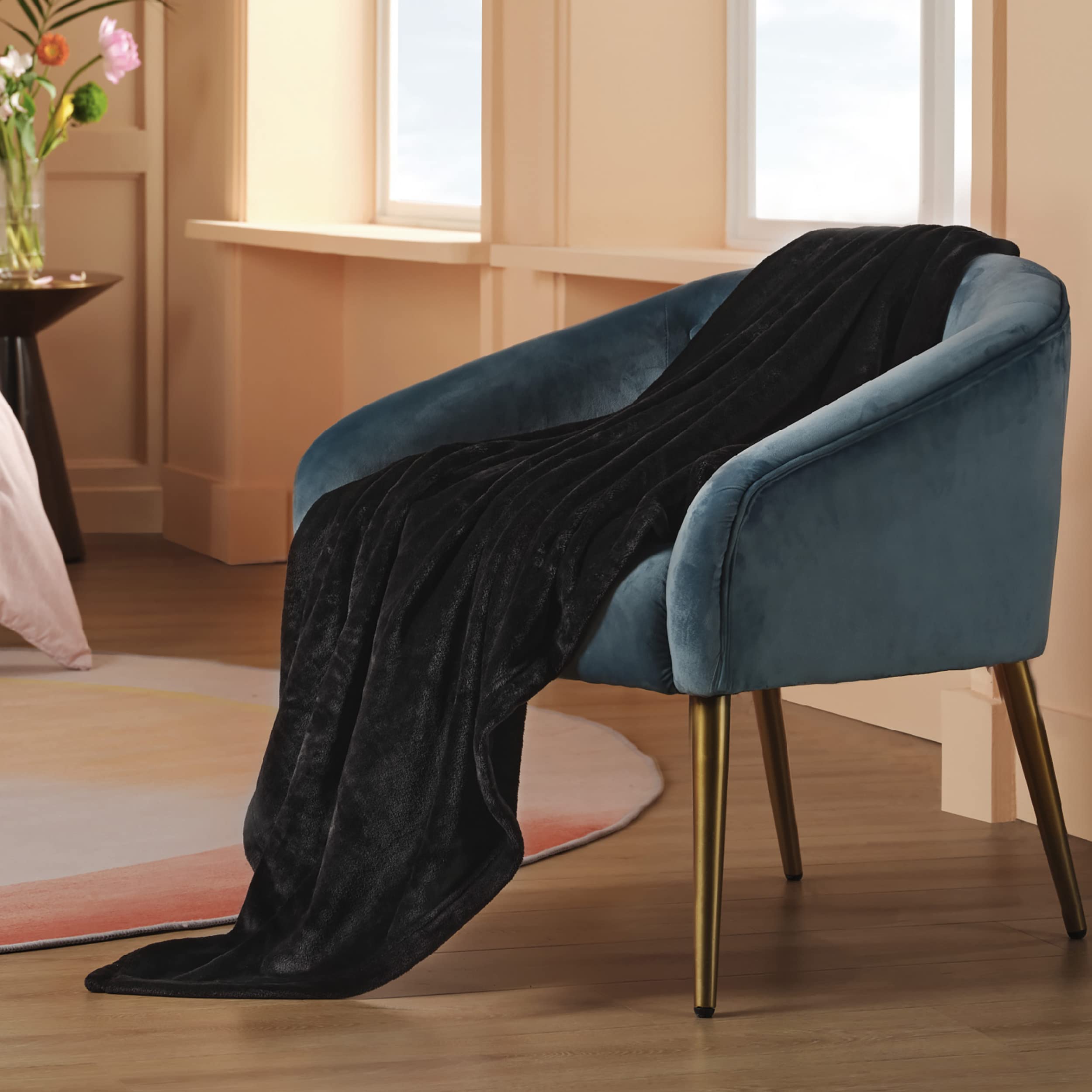 Foto 3 pulgar | Manta Polar Bedsure Twin xl Ligera Negra - Venta Internacional