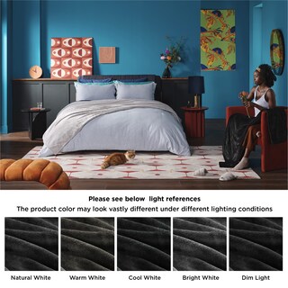 Foto 7 | Manta Polar Bedsure Twin xl Ligera Negra - Venta Internacional