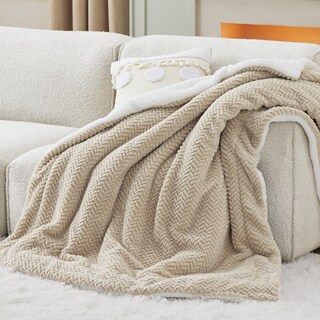 Foto 1 | Manta Bedsure Sherpa De Forro Polar Con Forma De Espiga, 130 X 150 Cm - Venta Internacional.